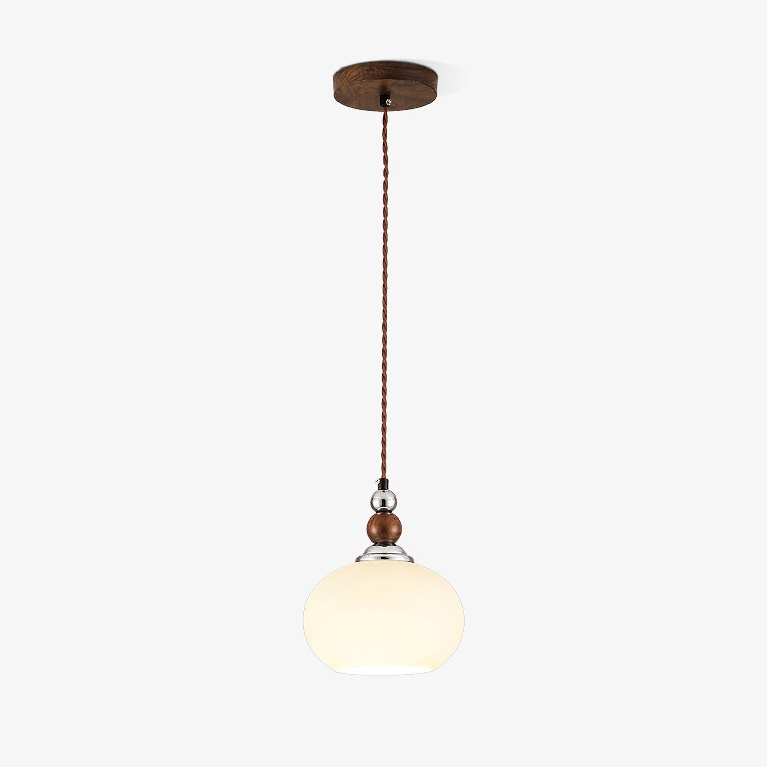 Luna Suspension Lampe en Verre Moderne