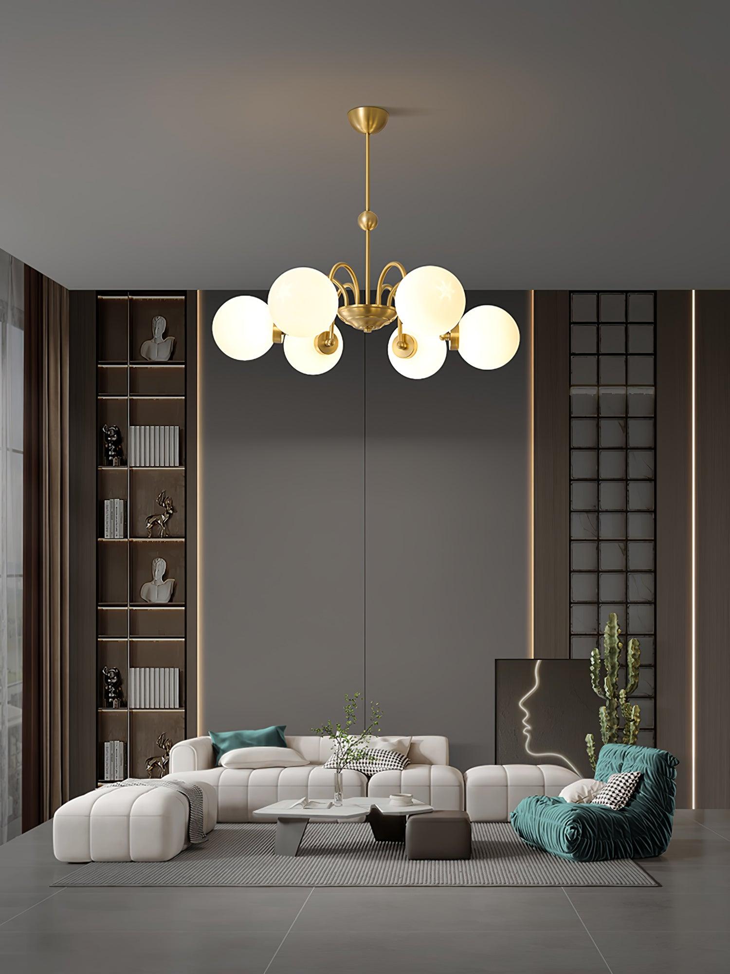 Aurora Luxe Verre Lustre