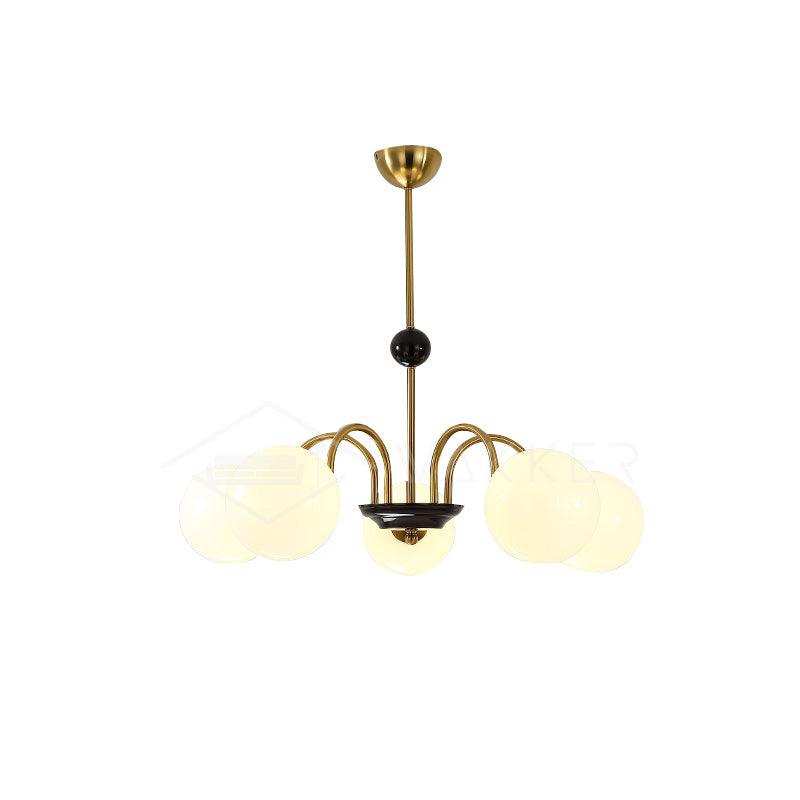 Lustra Lustre Cadre en Tige et Blanc
