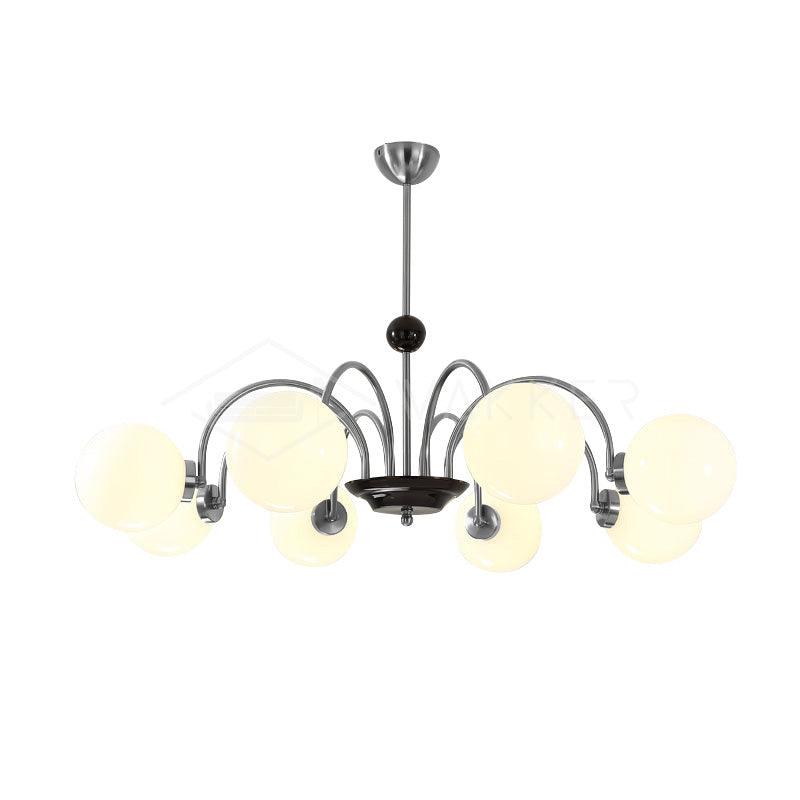 Lustra Lustre Cadre en Tige et Blanc