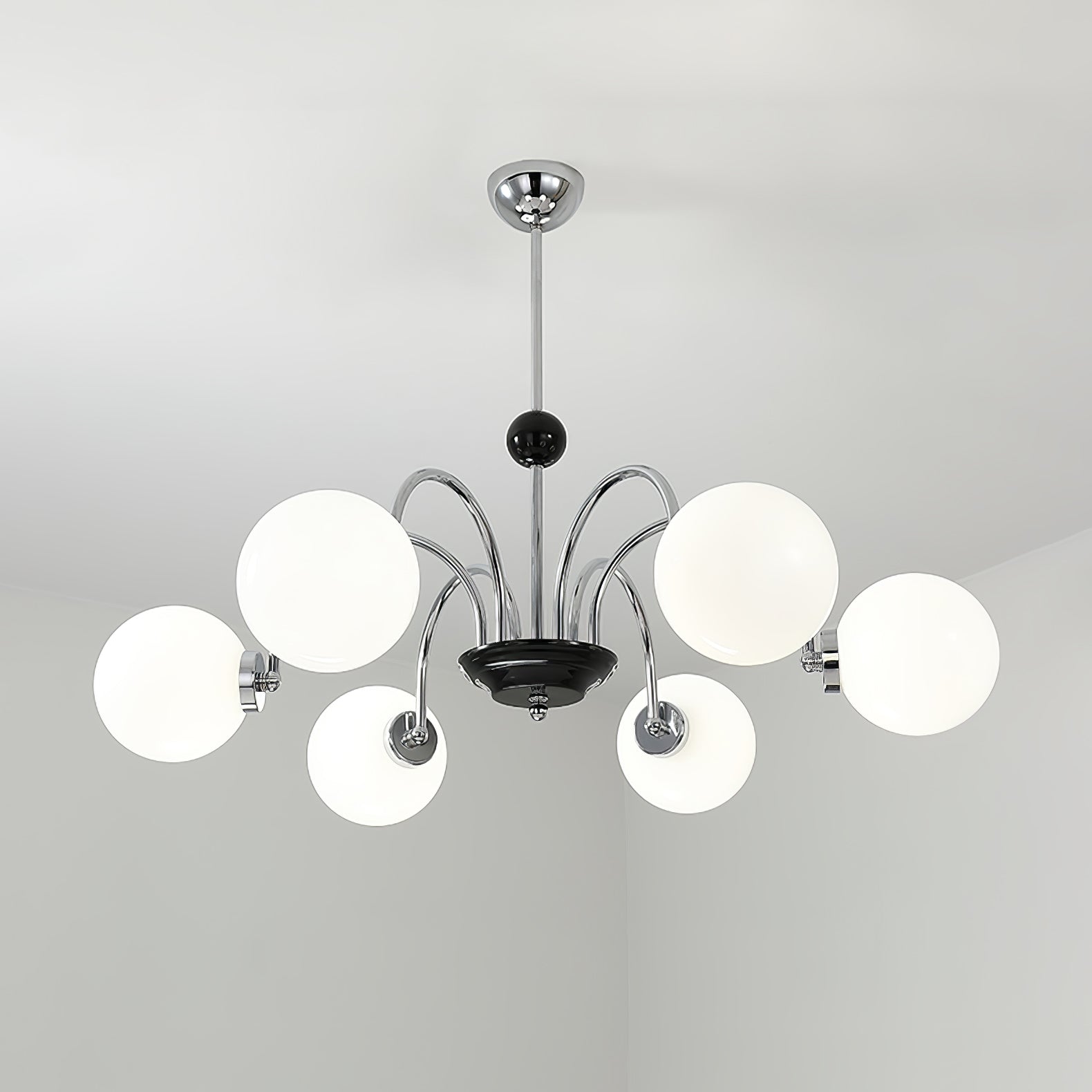 Lustra Lustre Cadre en Tige et Blanc