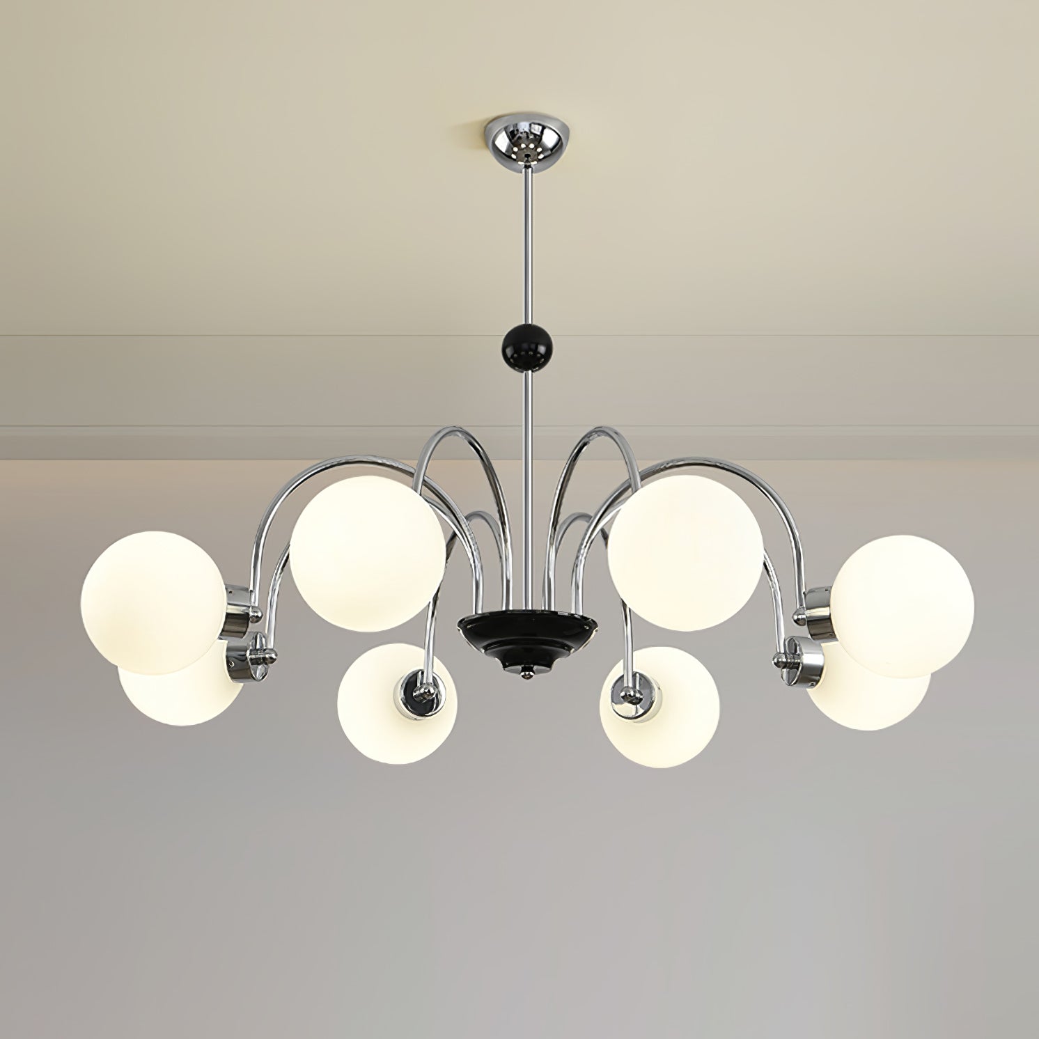 Lustra Lustre Cadre en Tige et Blanc
