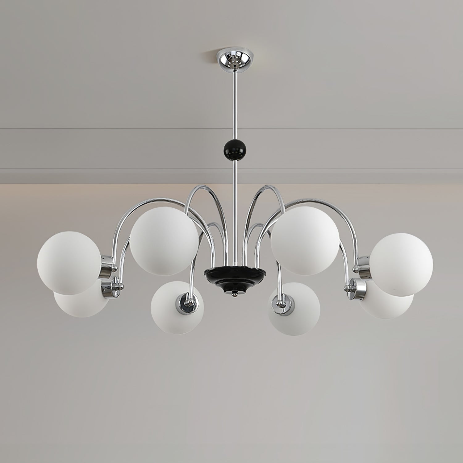 Lustra Lustre Cadre en Tige et Blanc