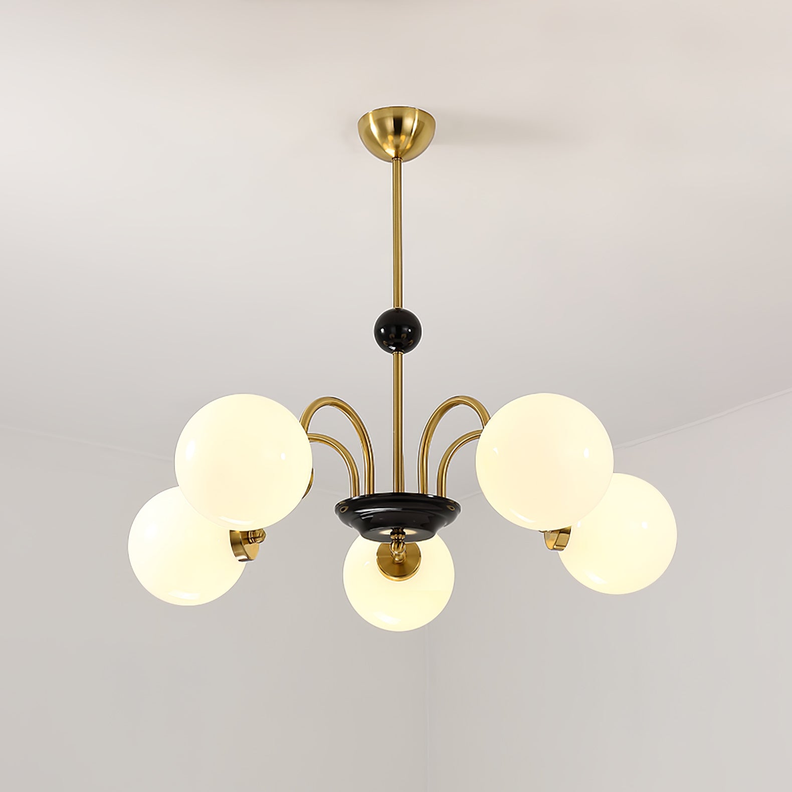Lustra Lustre Cadre en Tige et Blanc