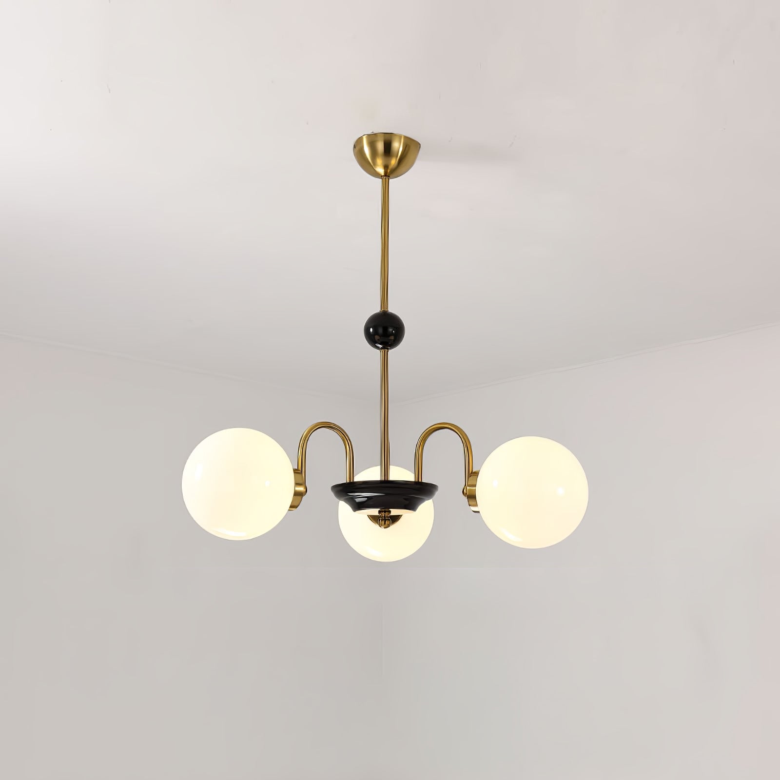 Lustra Lustre Cadre en Tige et Blanc
