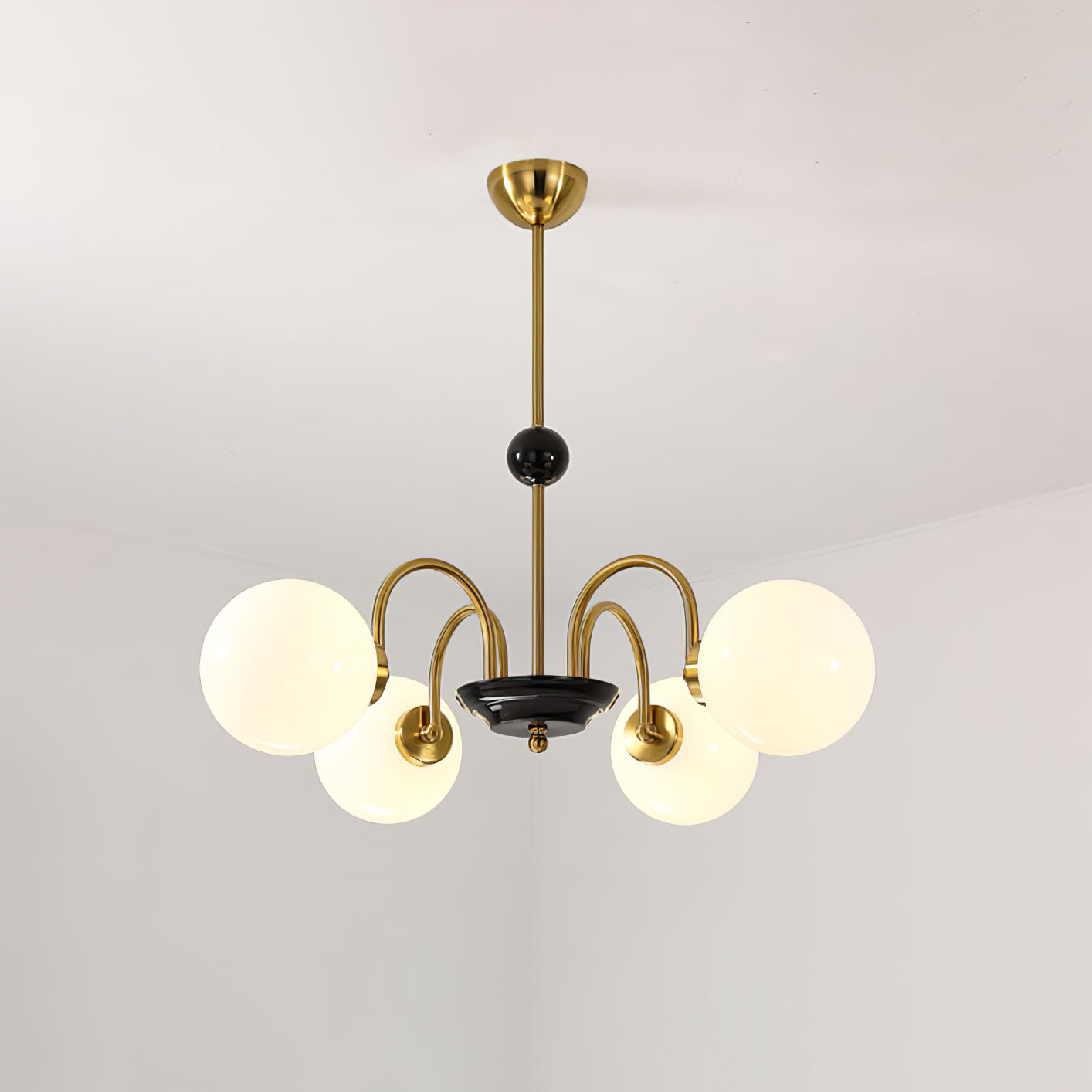 Lustra Lustre Cadre en Tige et Blanc