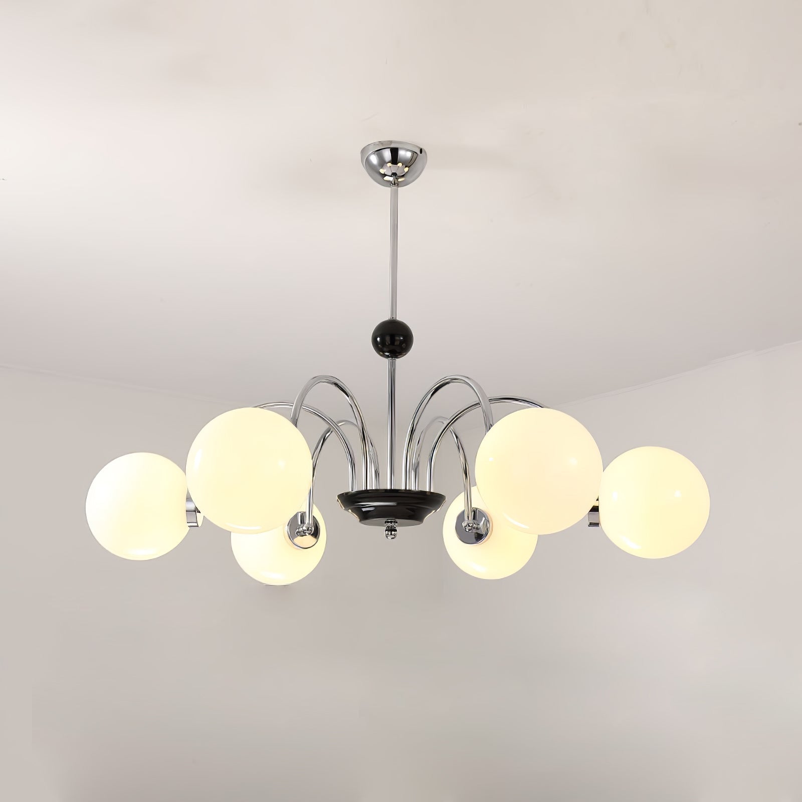 Lustra Lustre Cadre en Tige et Blanc
