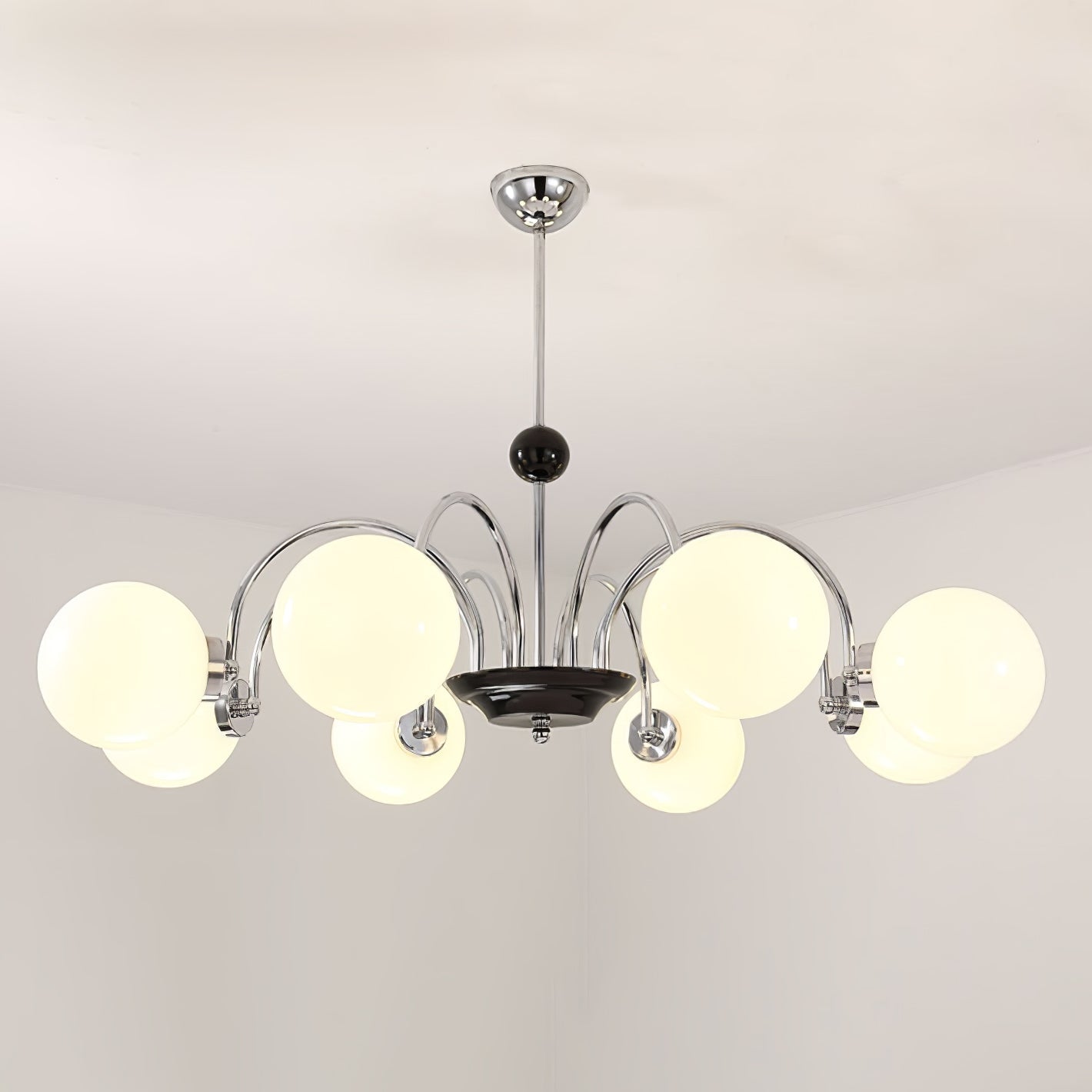 Lustra Lustre Cadre en Tige et Blanc