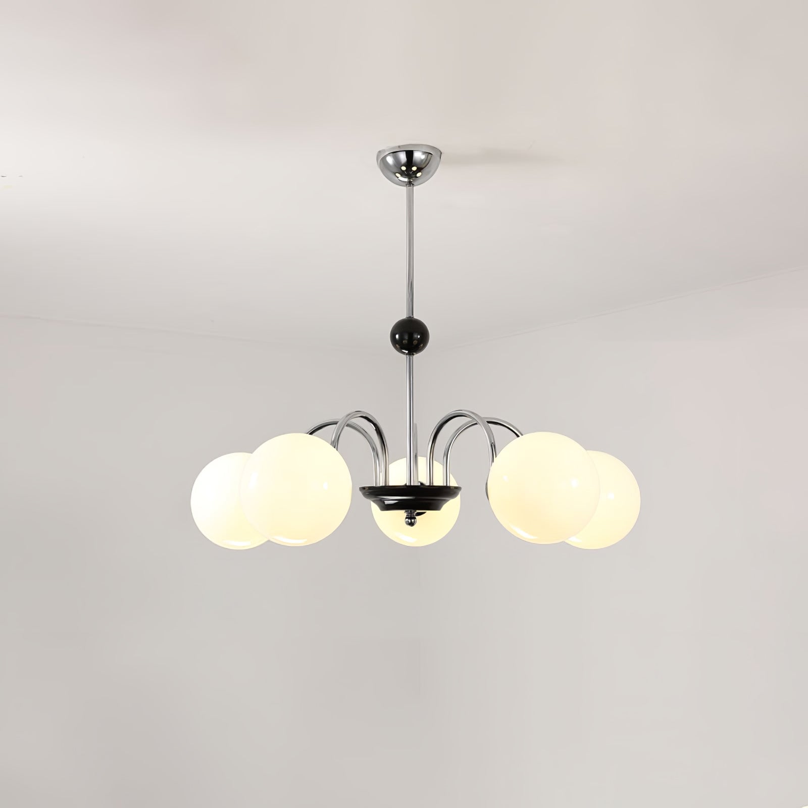 Lustra Lustre Cadre en Tige et Blanc