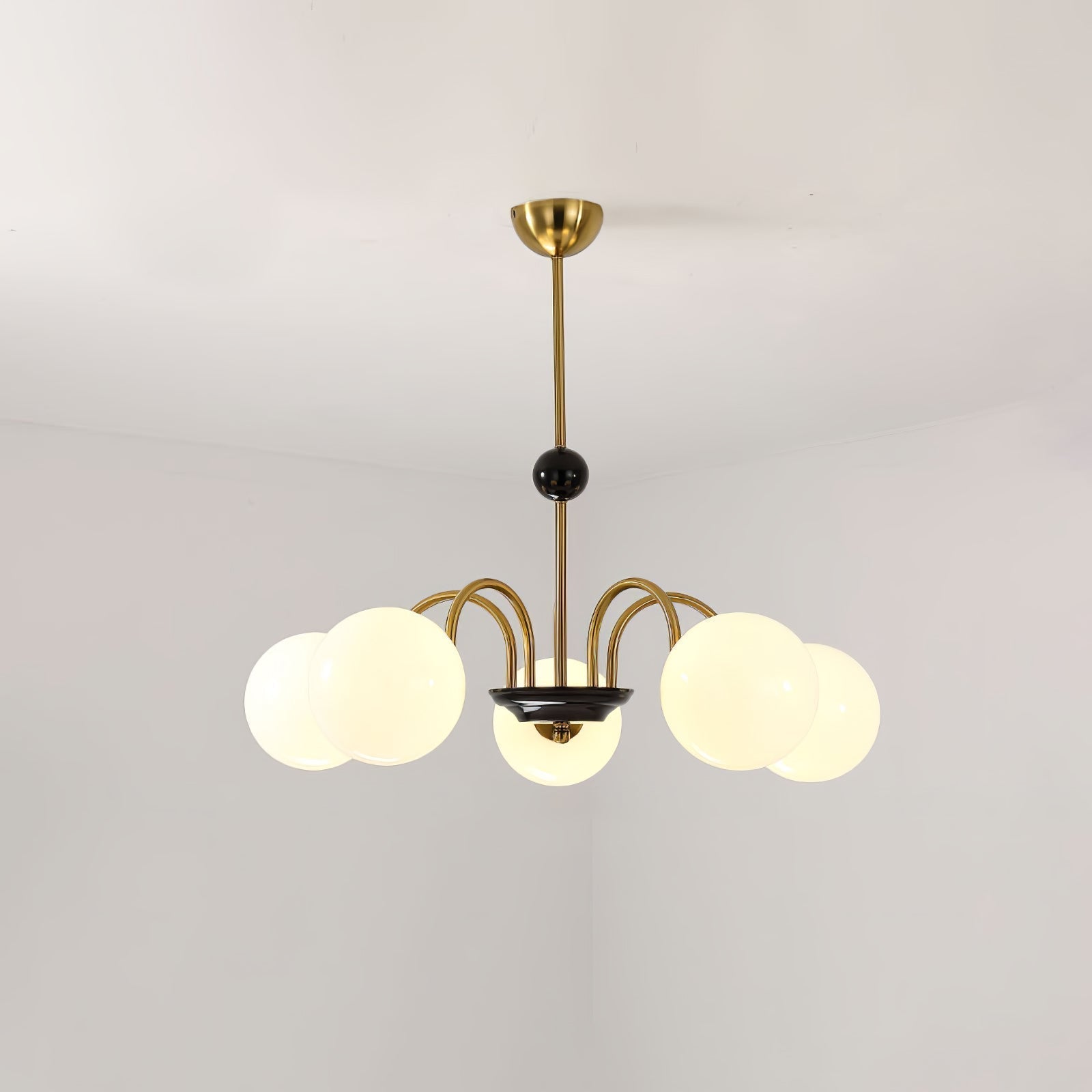 Lustra Lustre Cadre en Tige et Blanc