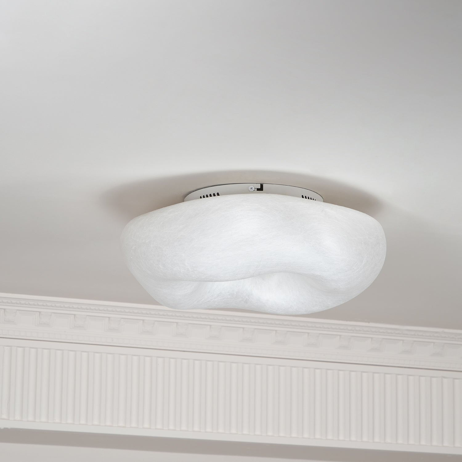 Solara Plafonnier en Forme de Nuage en Soie Élégant