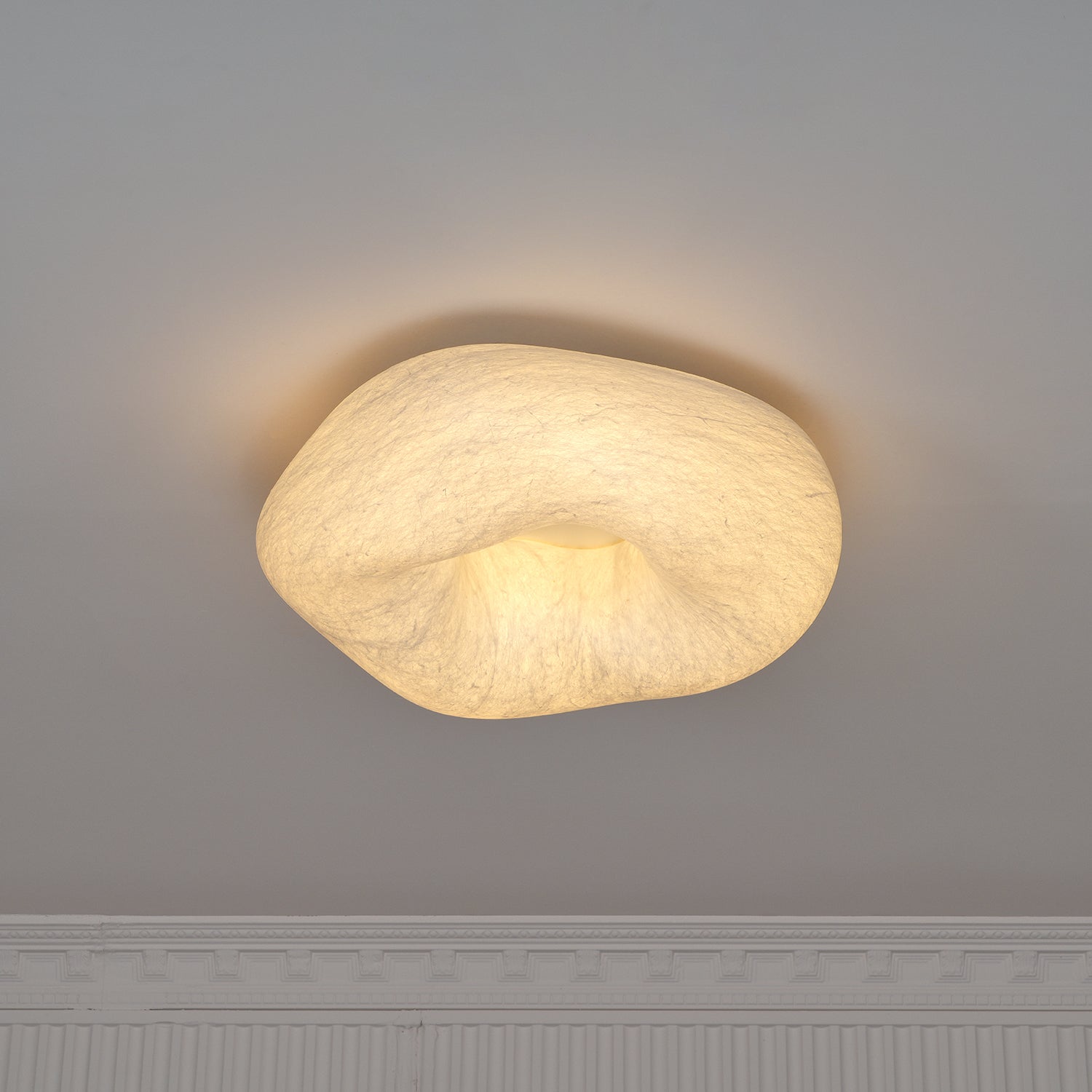 Solara Plafonnier en Forme de Nuage en Soie Élégant