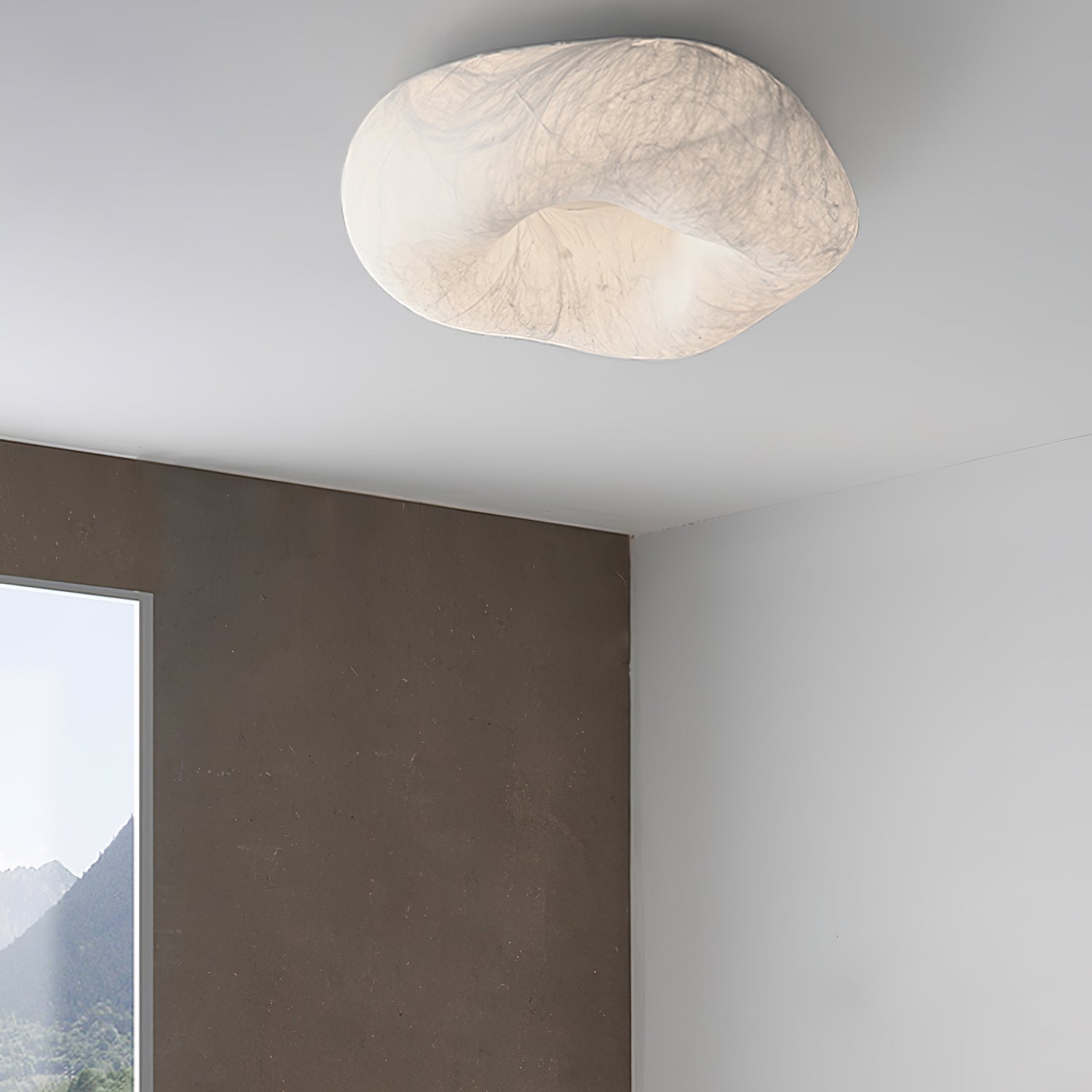 Solara Plafonnier en Forme de Nuage en Soie Élégant