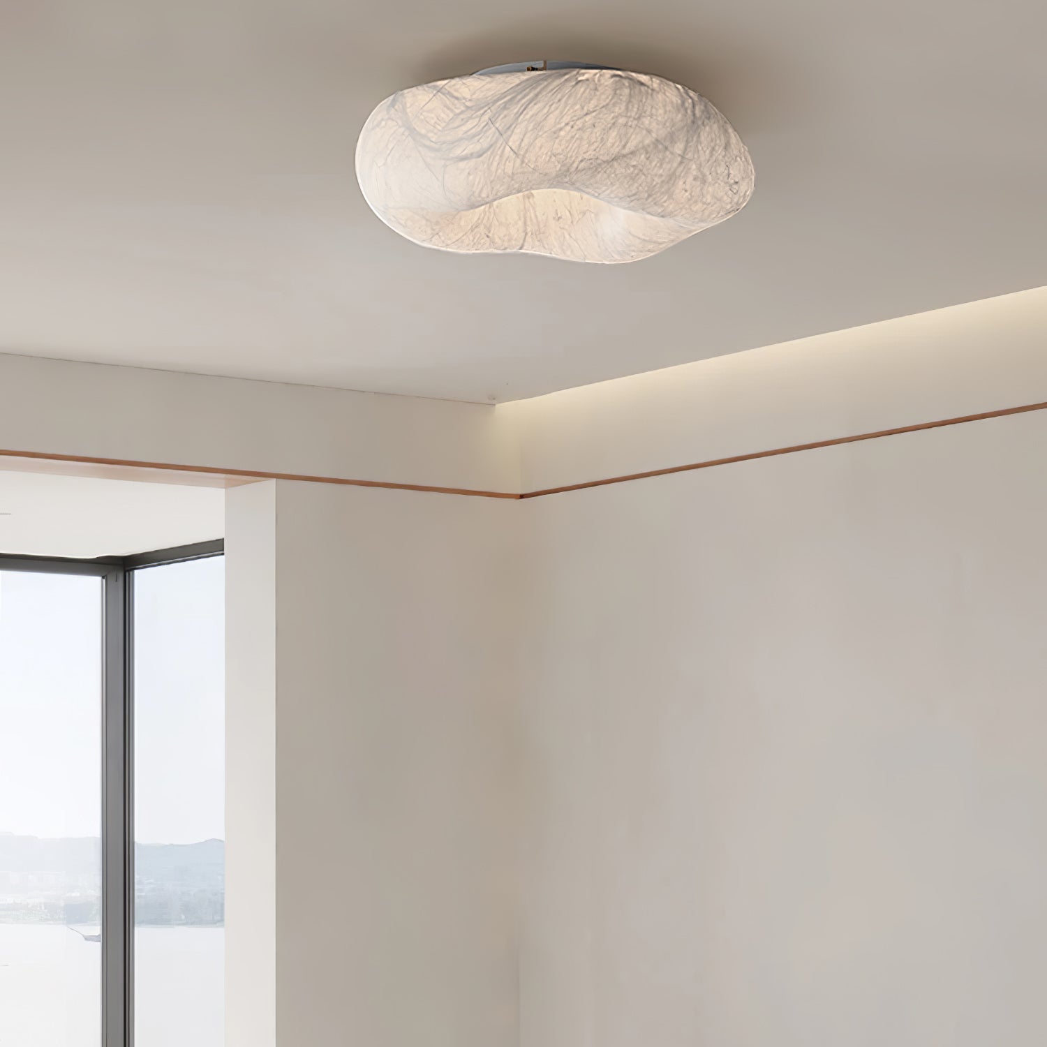 Solara Plafonnier en Forme de Nuage en Soie Élégant