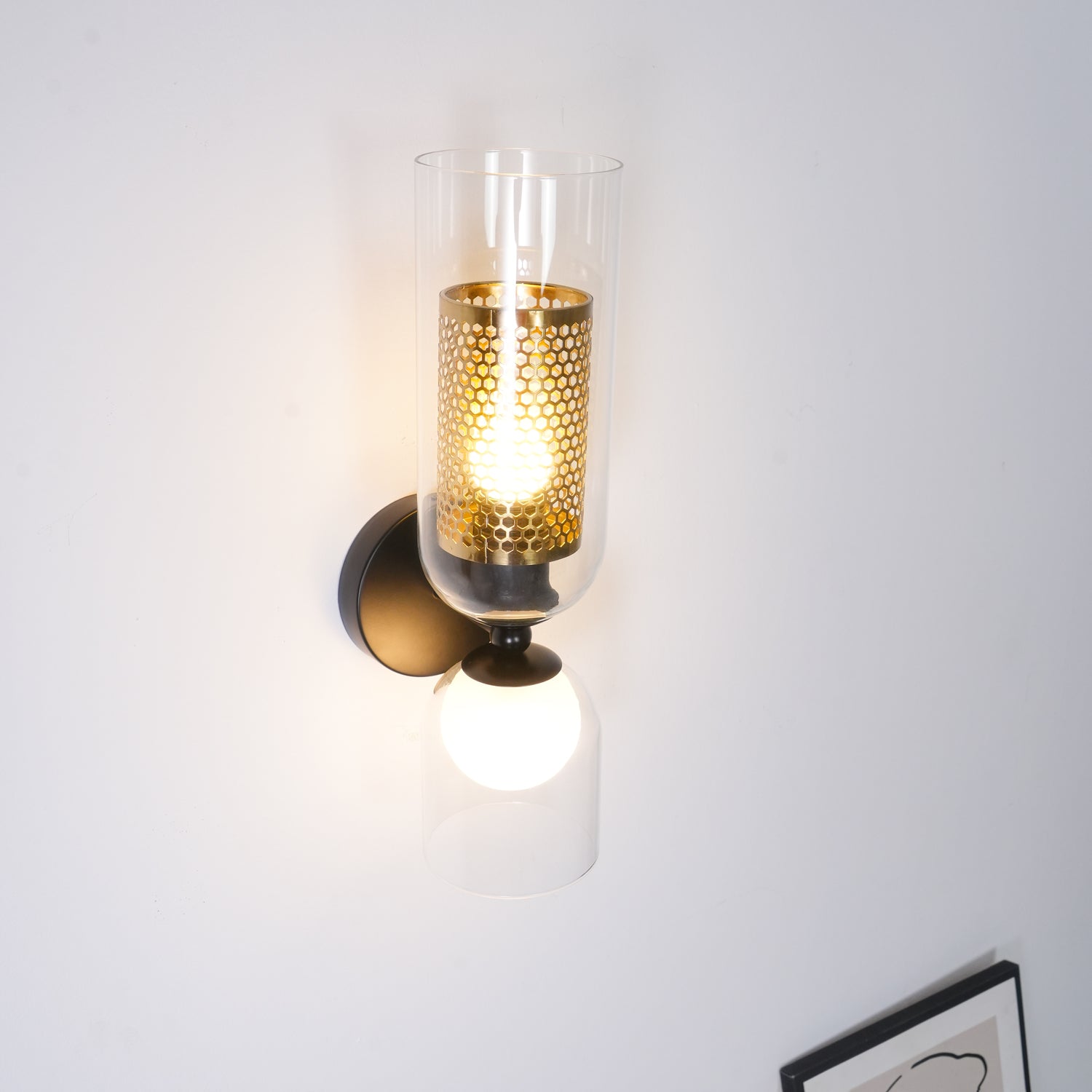 Alvynan Applique Murale en Verre Art Nordique Premium