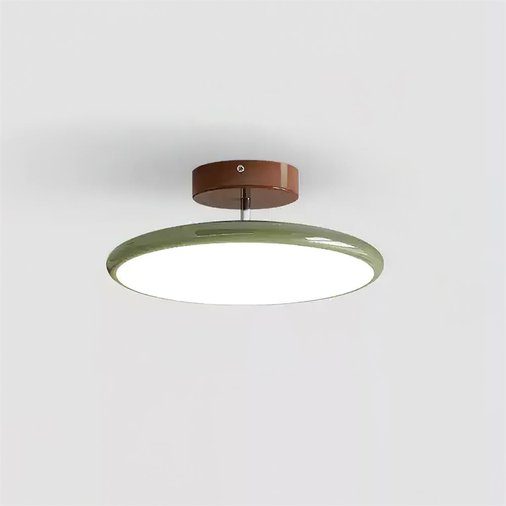 Azorila Plafonnier Métal Vert Minimaliste Moderne