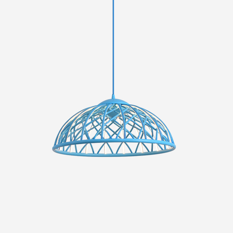 Zeela Suspension Minimaliste Bois et Verre