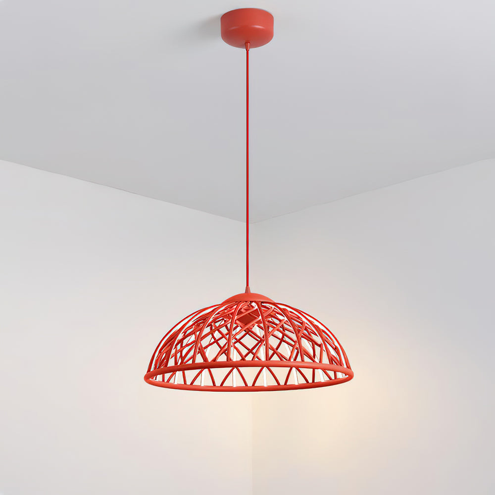 Zeela Suspension Minimaliste Bois et Verre