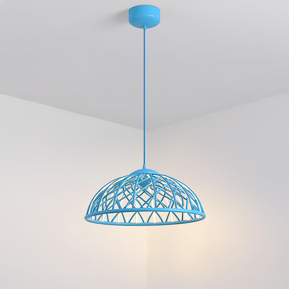 Zeela Suspension Minimaliste Bois et Verre
