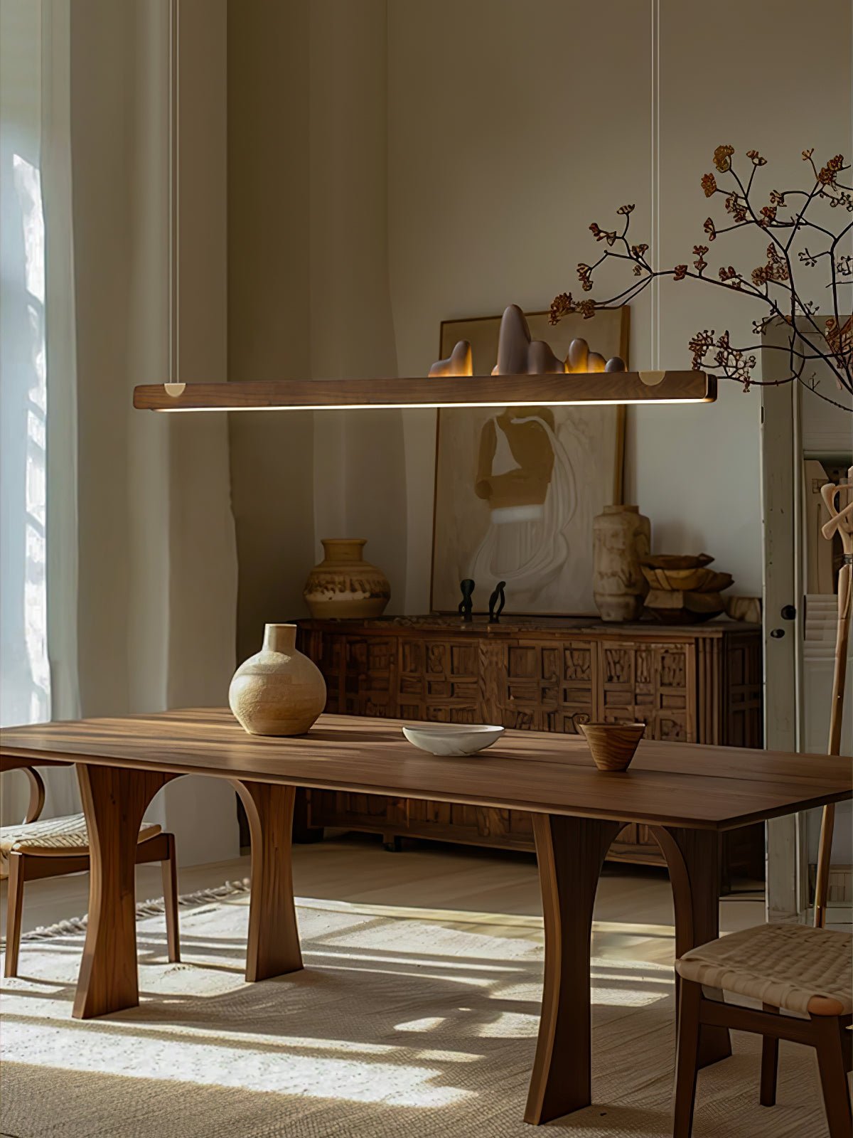 Daniel Suspension en bois Moderne