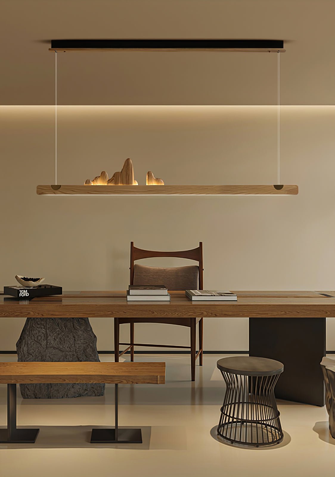 Daniel Suspension en bois Moderne
