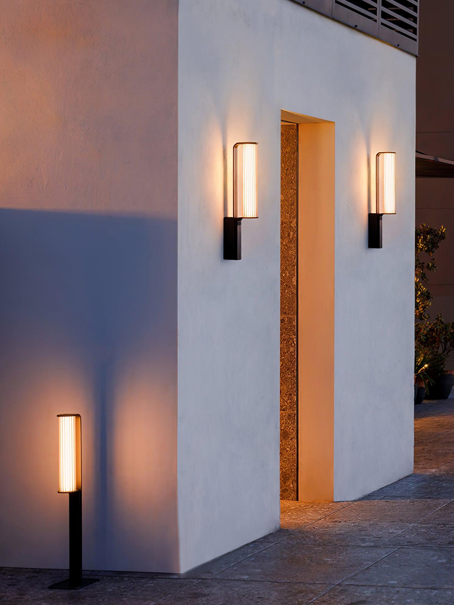 Utalionis Applique LED Arc Unique Éclairage Extérieur