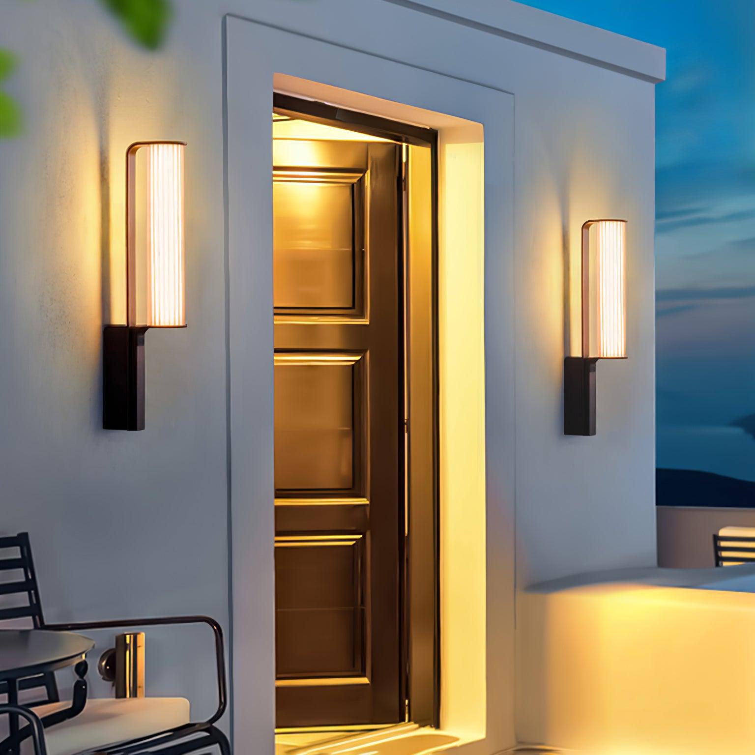 Utalionis Applique LED Arc Unique Éclairage Extérieur