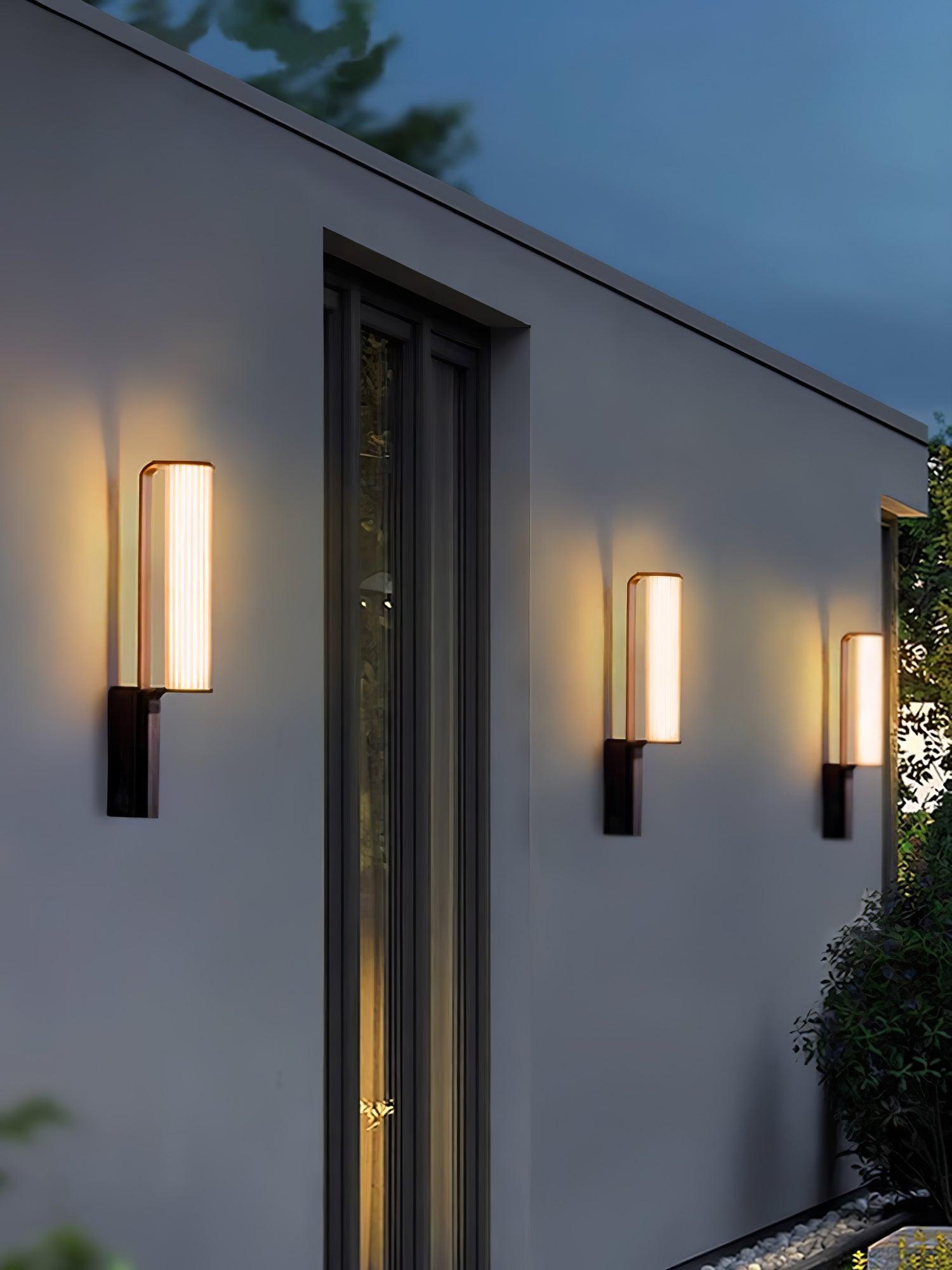 Utalionis Applique LED Arc Unique Éclairage Extérieur