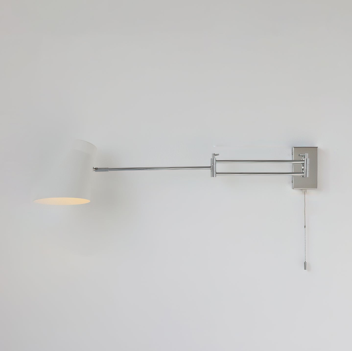 Virelli Applique Murale Bras Pivotant Chrome Orange Ajustable Industriel
