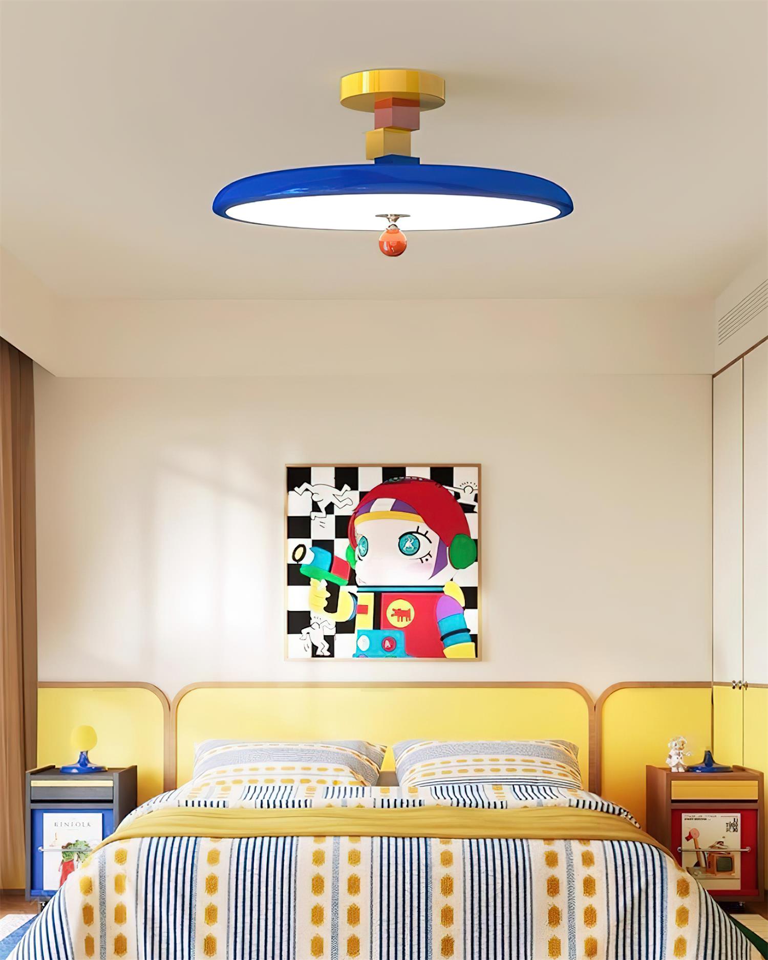 Zeno Plafonnier Géométrique en Acrylique