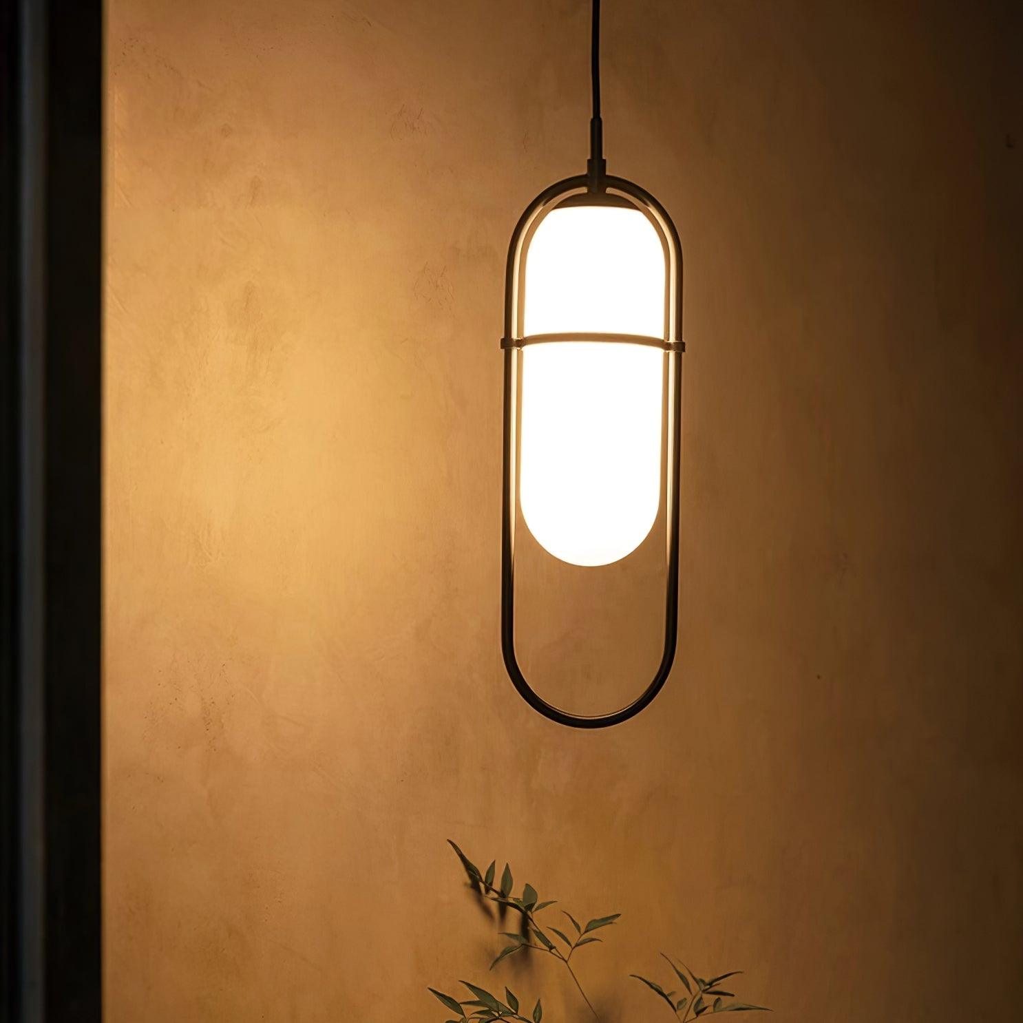 Zesta Lampe Suspendue Verre Rainuré Minimaliste