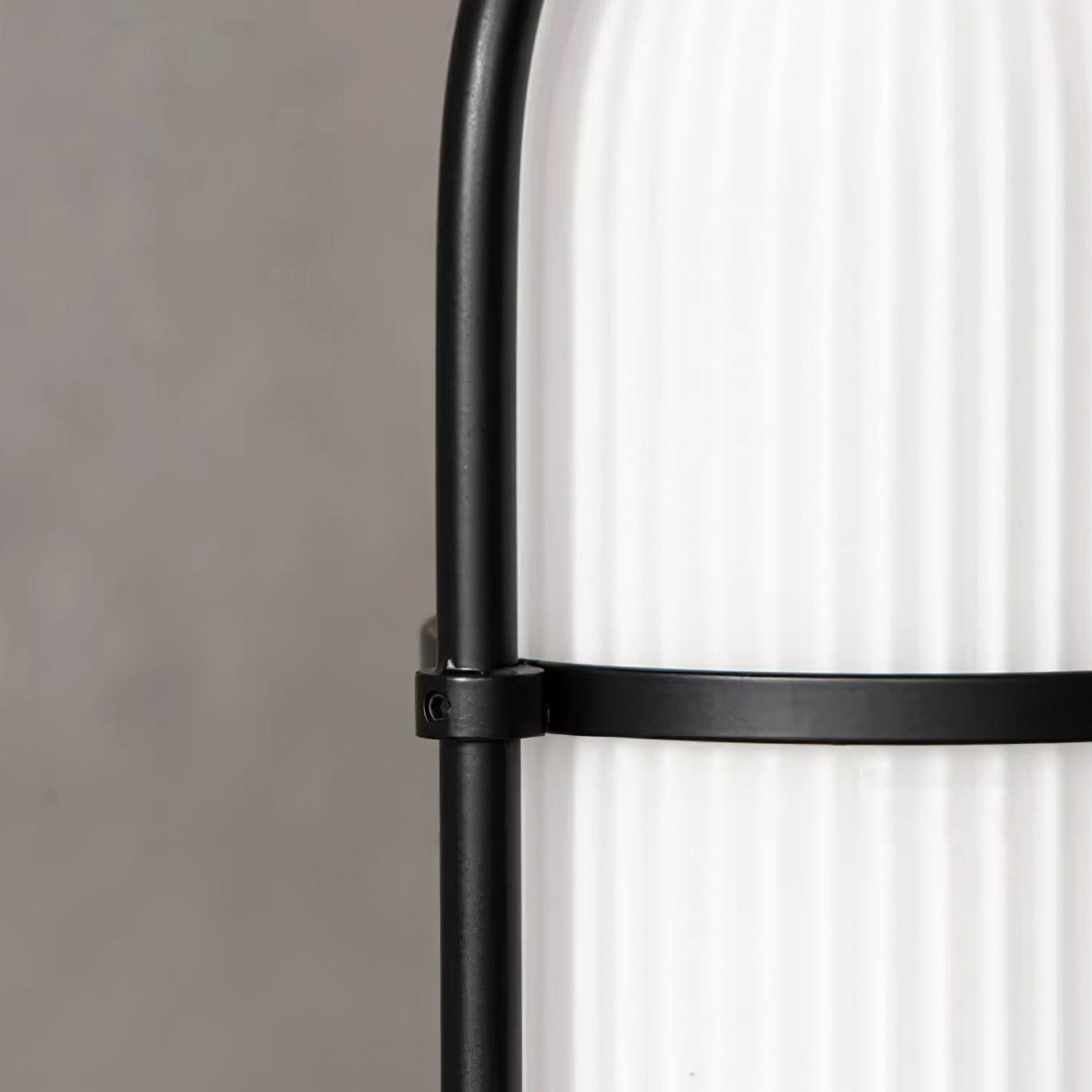 Zesta Lampe Suspendue Verre Rainuré Minimaliste