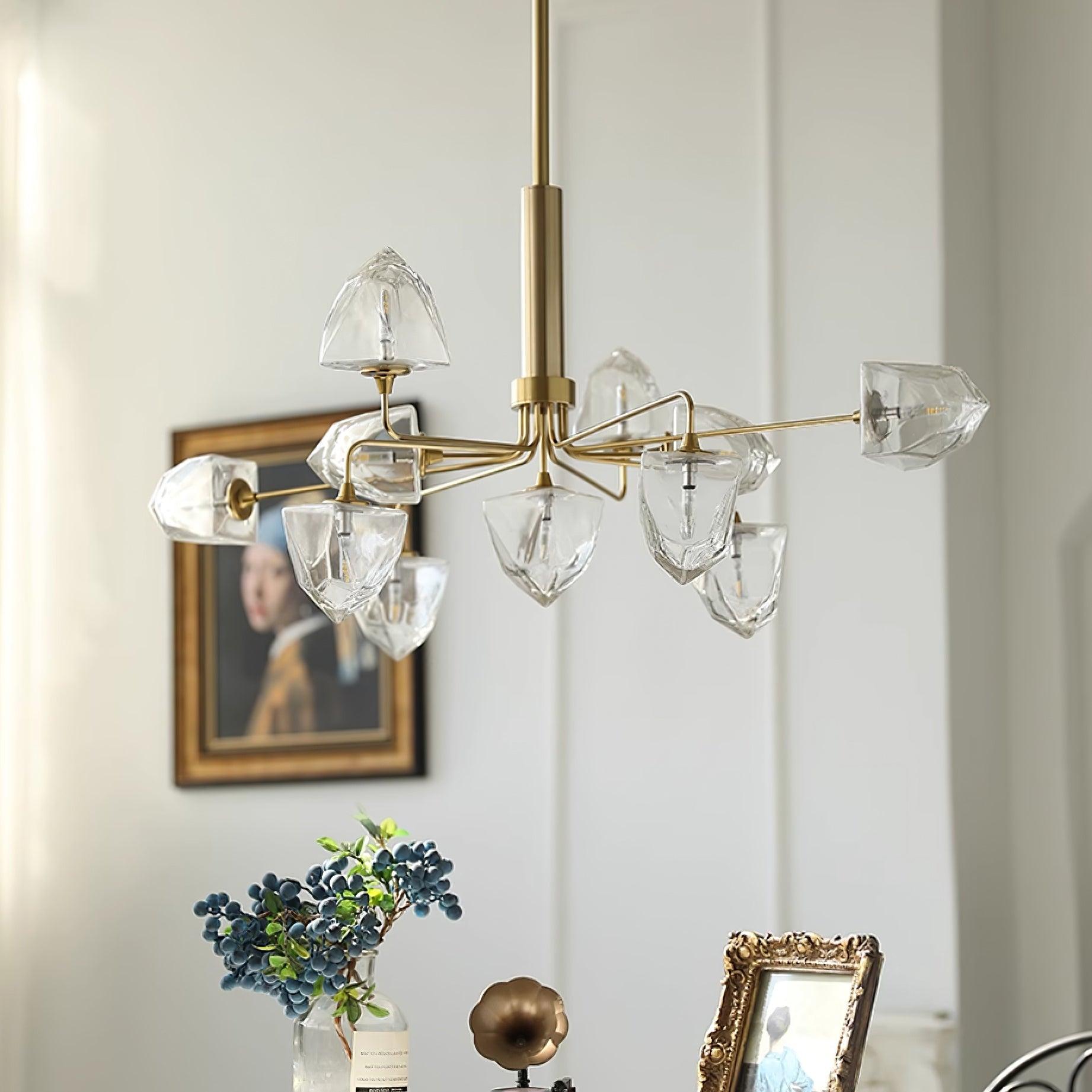 Zevin Lustre Verre Or Élégant