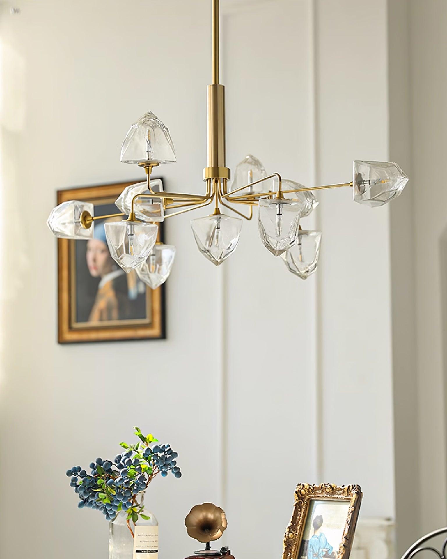 Zevin Lustre Verre Or Élégant