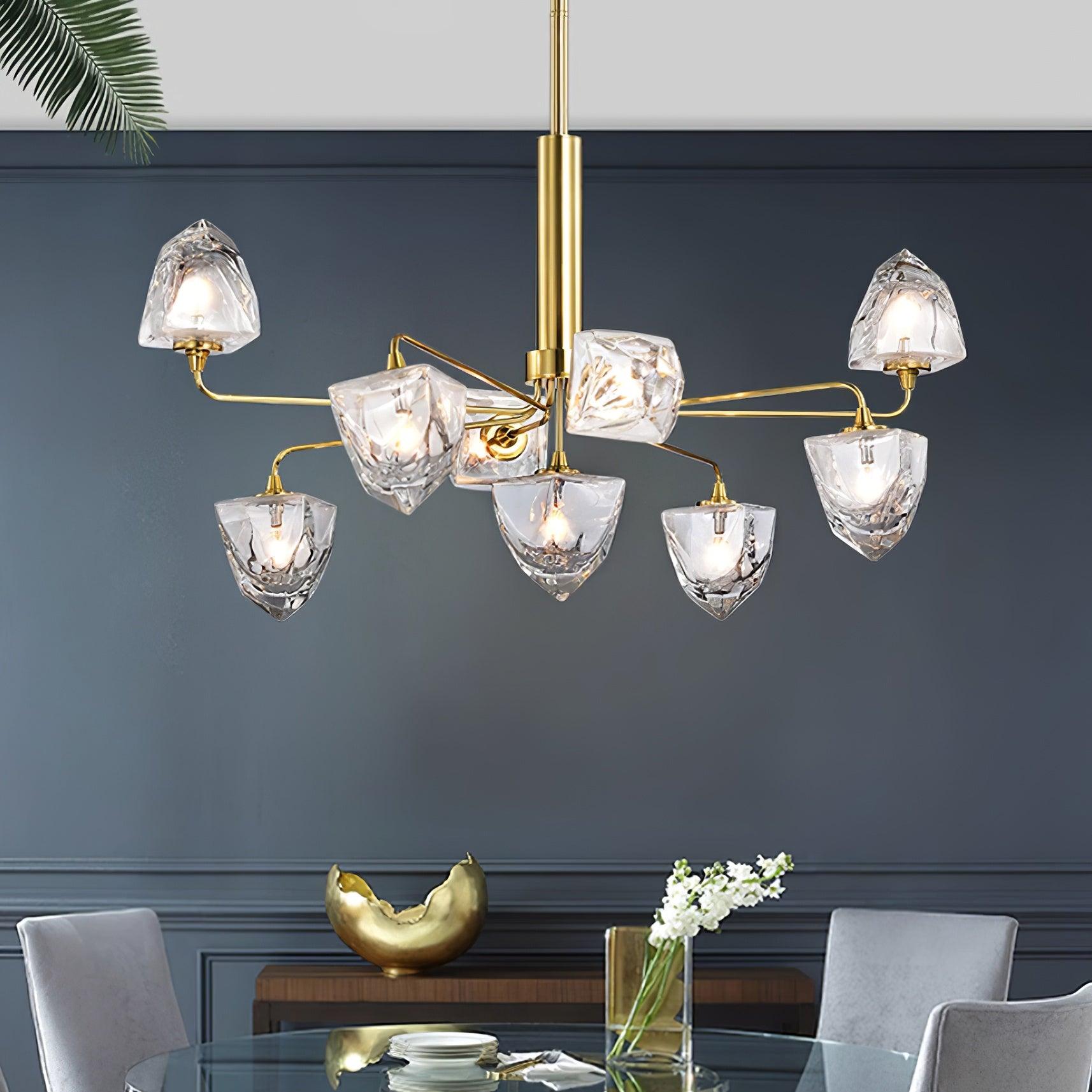 Zevin Lustre Verre Or Élégant