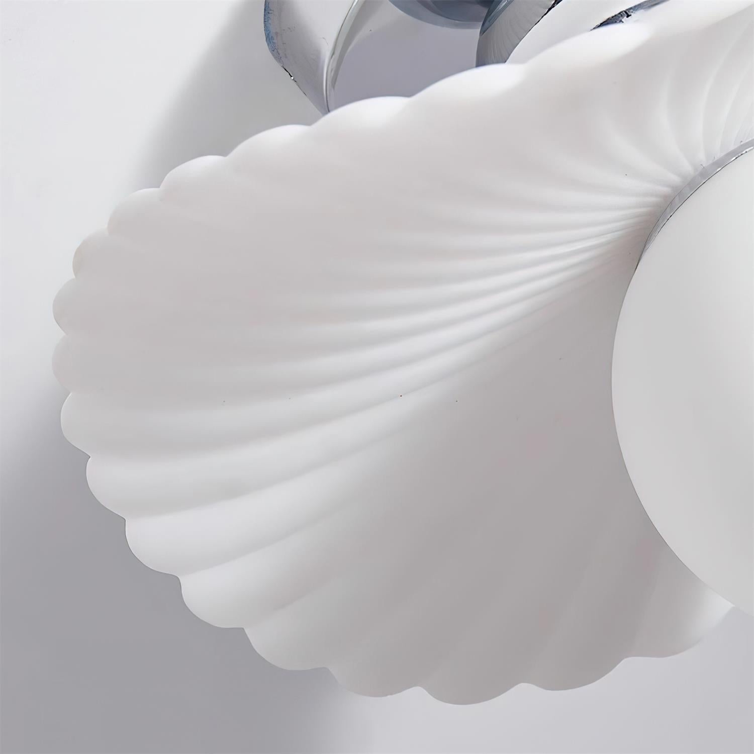 Ilyon Lampe Plafonnier Moderne à Abat-Jour Givré à Ailes