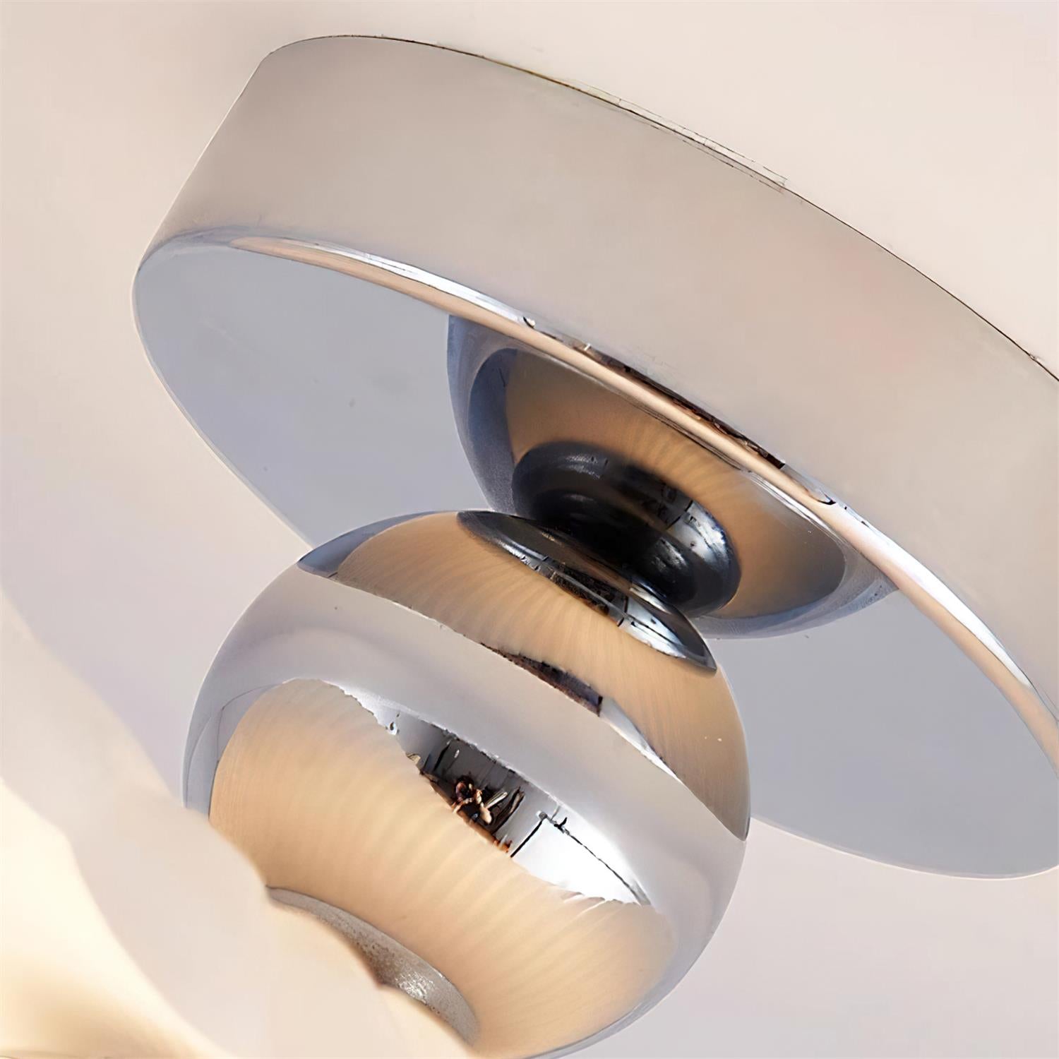 Ilyon Lampe Plafonnier Moderne à Abat-Jour Givré à Ailes