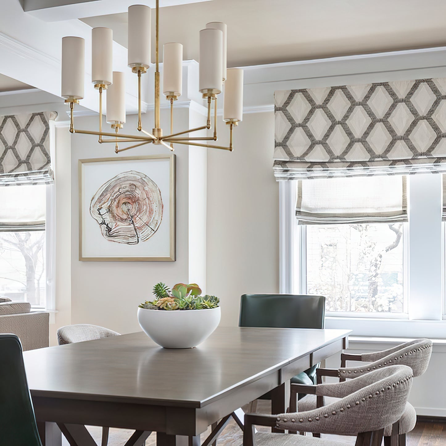 Eraeiel Lustre Laiton Tissu Luxe Postmoderne