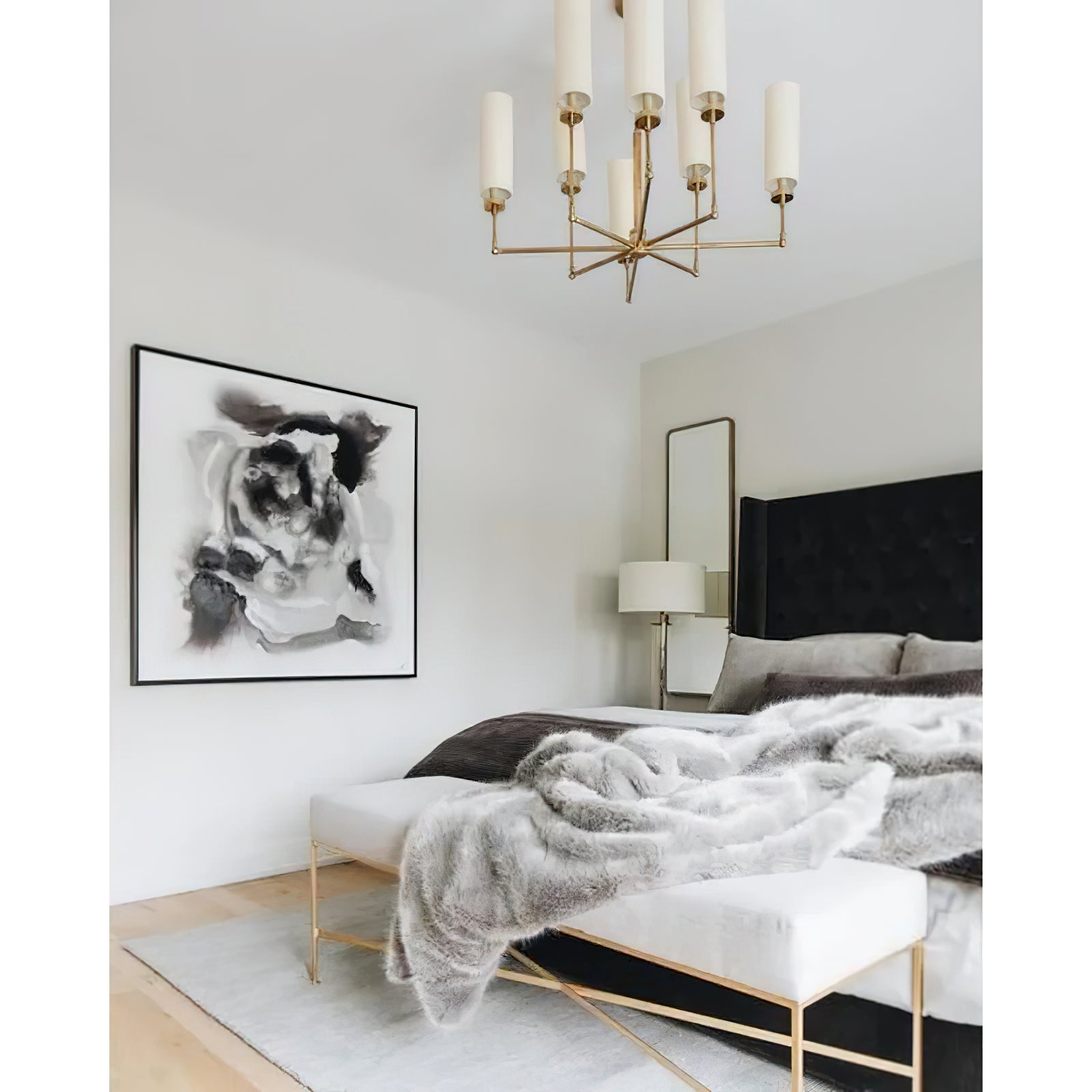 Eraeiel Lustre Laiton Tissu Luxe Postmoderne