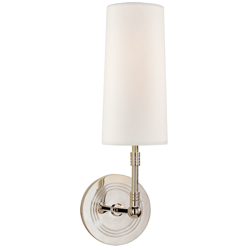 Ernorora Vintage Industrial Brass Fabric Wall Lamp