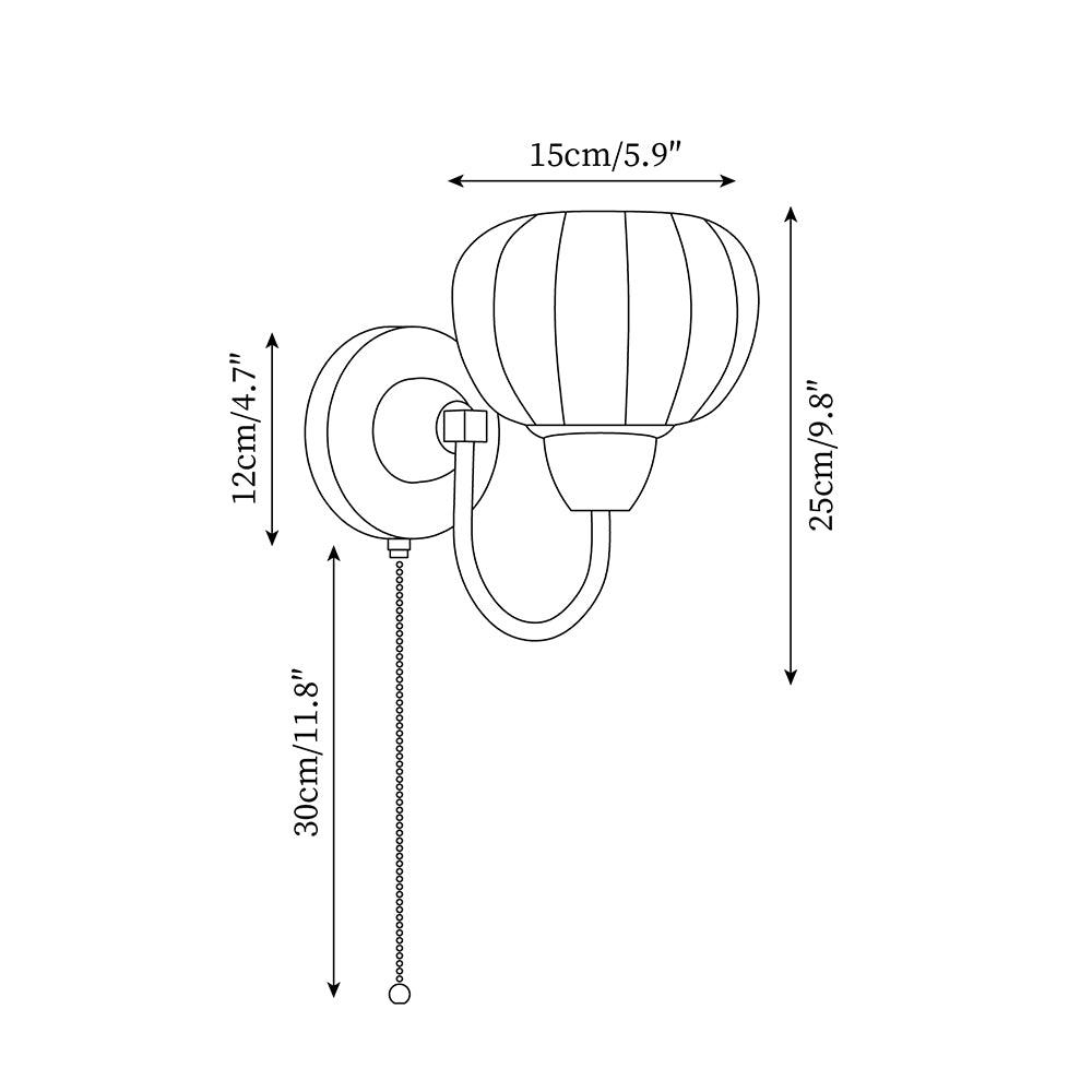 Liora Lampe Murale Bois Métal