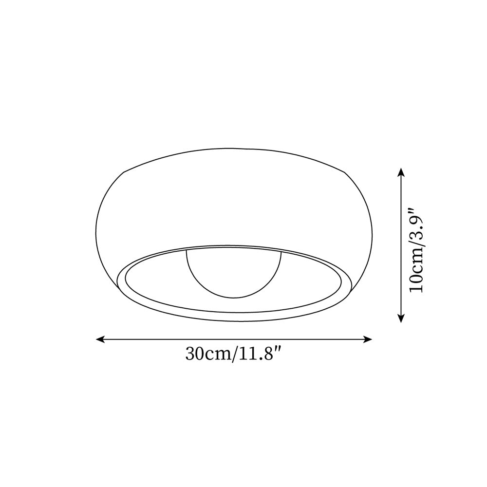 Ardena Plafonnier en Verre Minimaliste