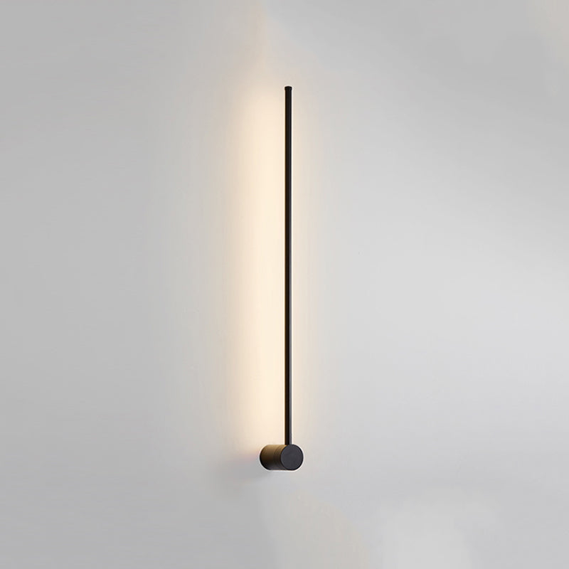Eonix Applique Murale Intérieure Minimaliste Linéaire LED. Métal. Noir.