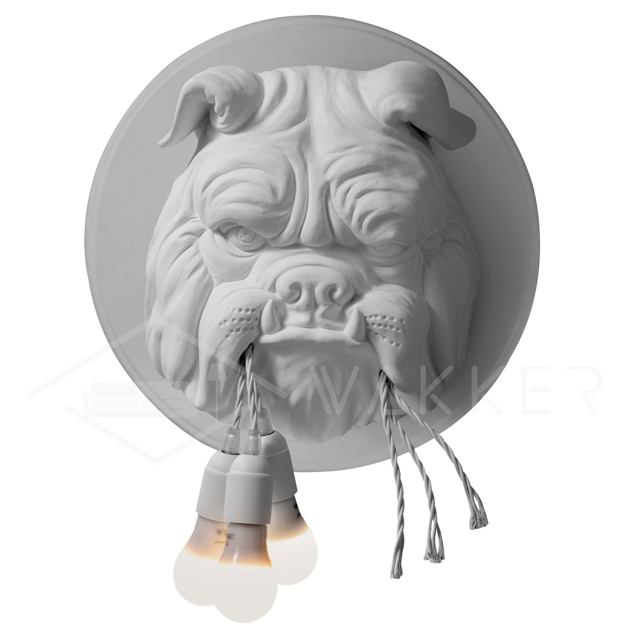Lustra Applique Murale Sculpture Bulldog Fantaisiste