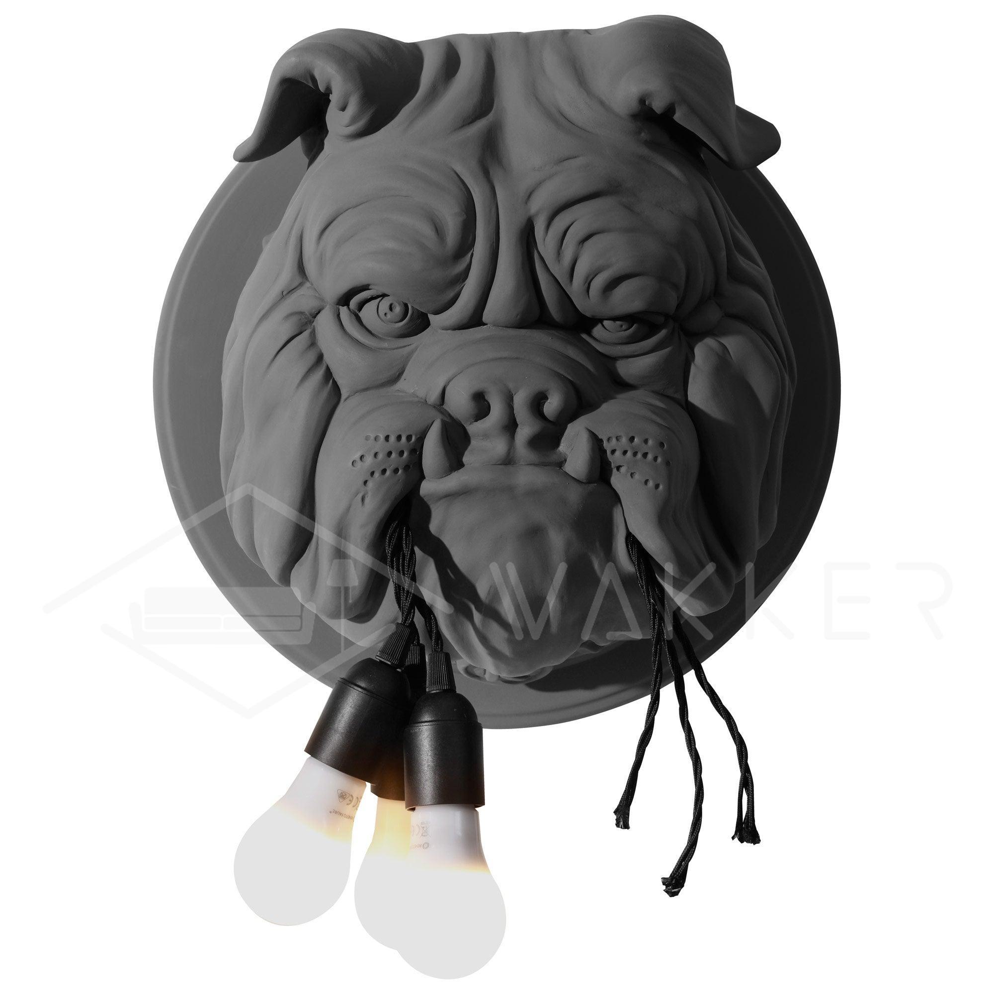 Lustra Applique Murale Sculpture Bulldog Fantaisiste