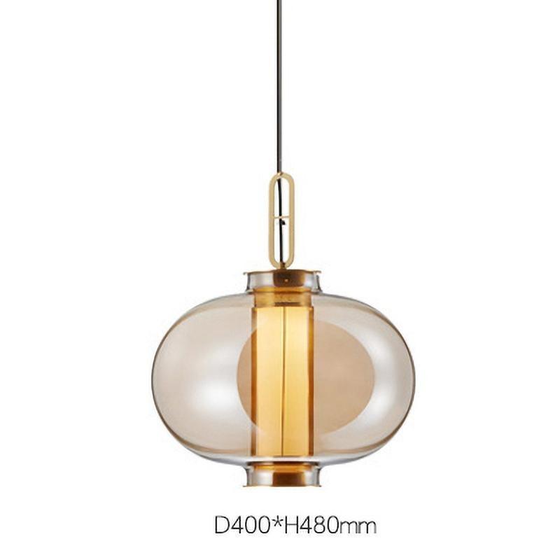 Uphaos Suspension Moderne en Verre pour Famille