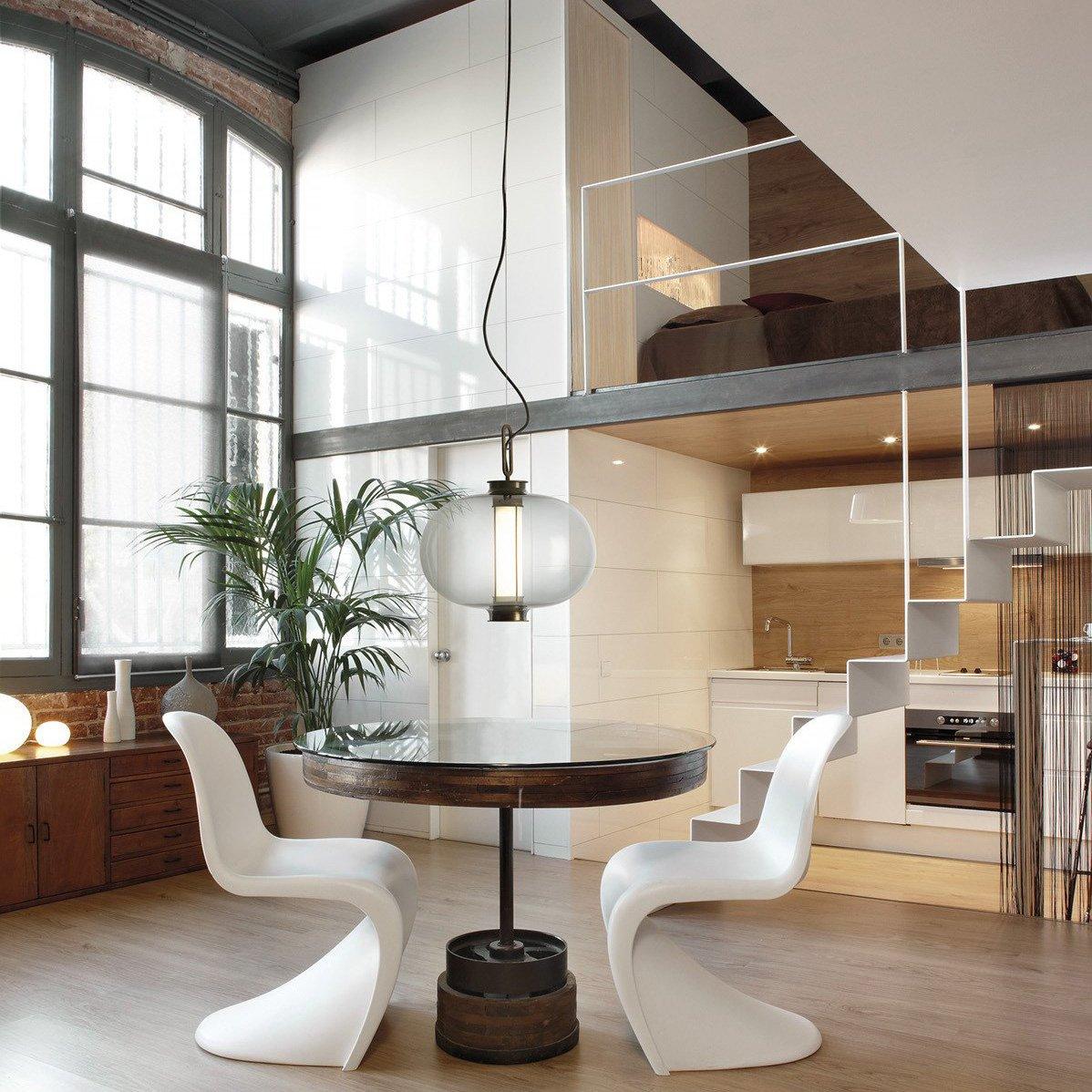 Uphaos Suspension Moderne en Verre pour Famille