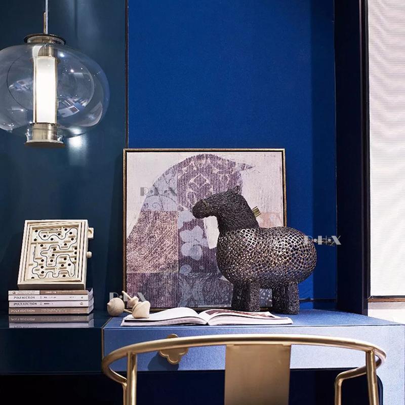 Uphaos Suspension Moderne en Verre pour Famille