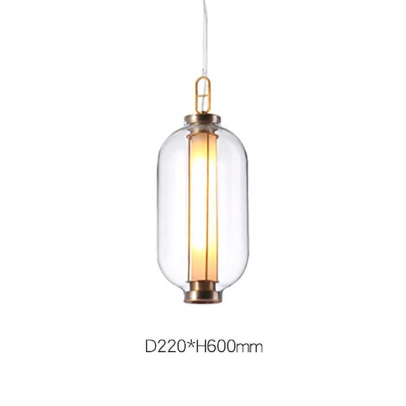 Uphaos Suspension Moderne en Verre pour Famille