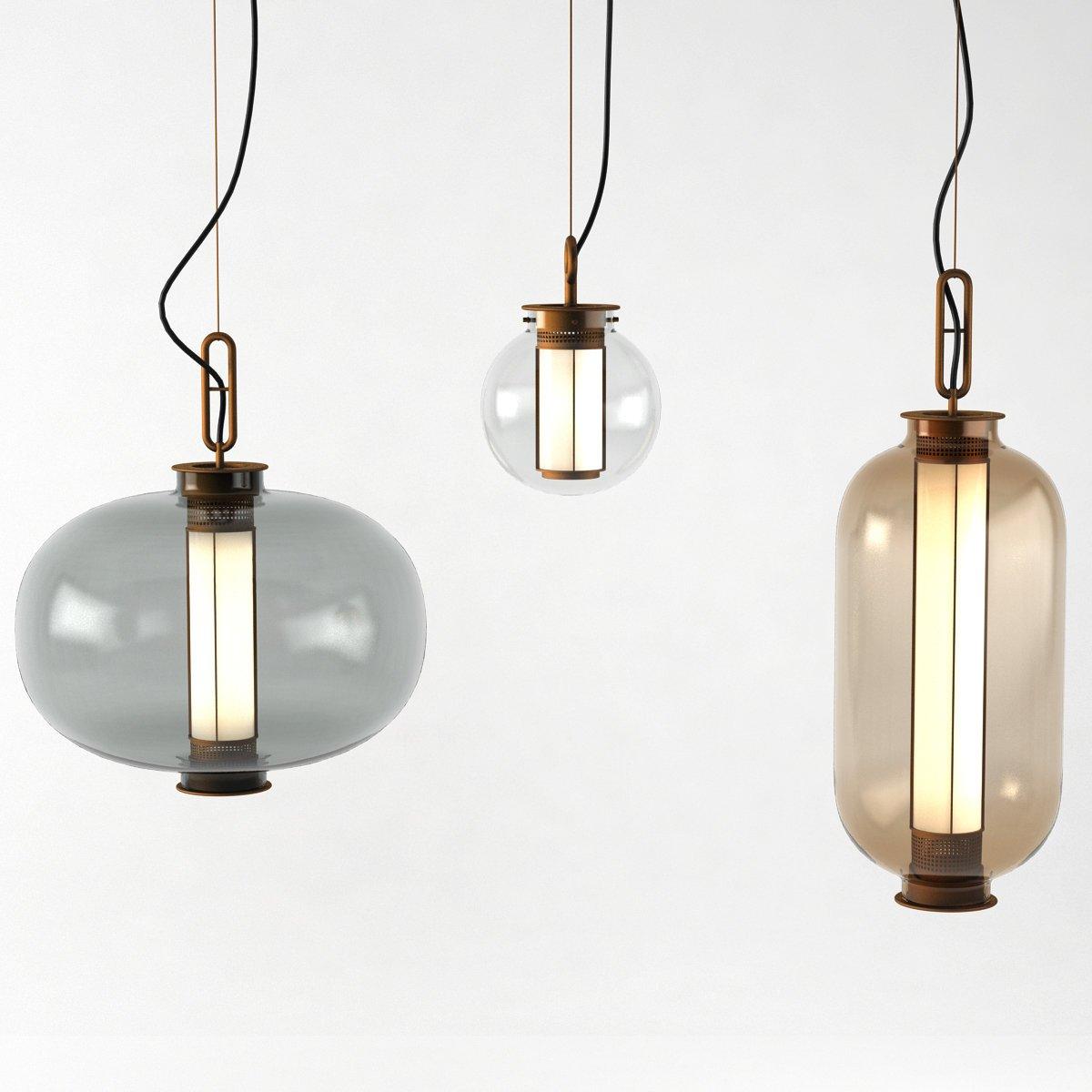 Uphaos Suspension Moderne en Verre pour Famille